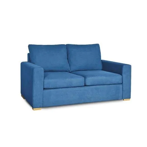 Sillón Cubik 2 cuerpos 1.50m en Pana antimanchas azul Full Confort