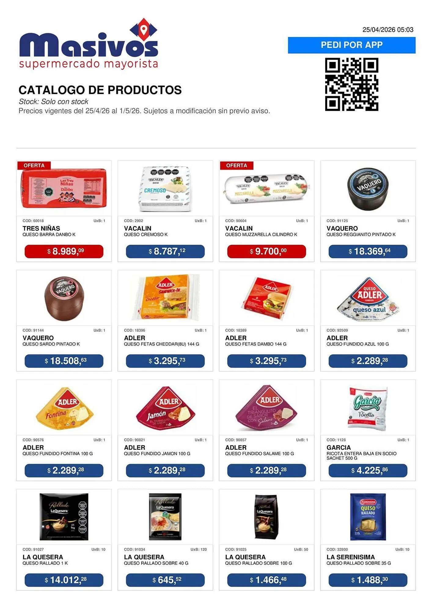 Ofertas de Catálogo Masivos 25 de abril al 1 de mayo 2026 - Página 146 del catálogo