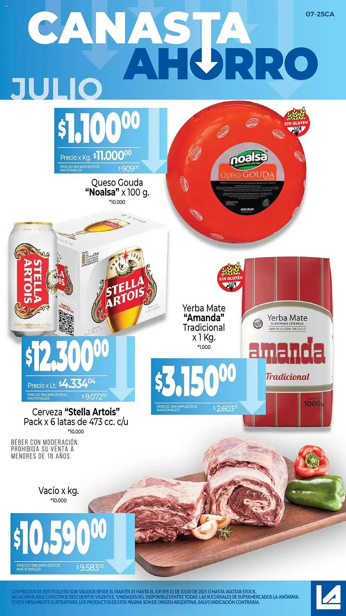 Ofertas de Catálogo La Anonima 1 de julio al 1 de agosto 2025 - Página 1 del catálogo