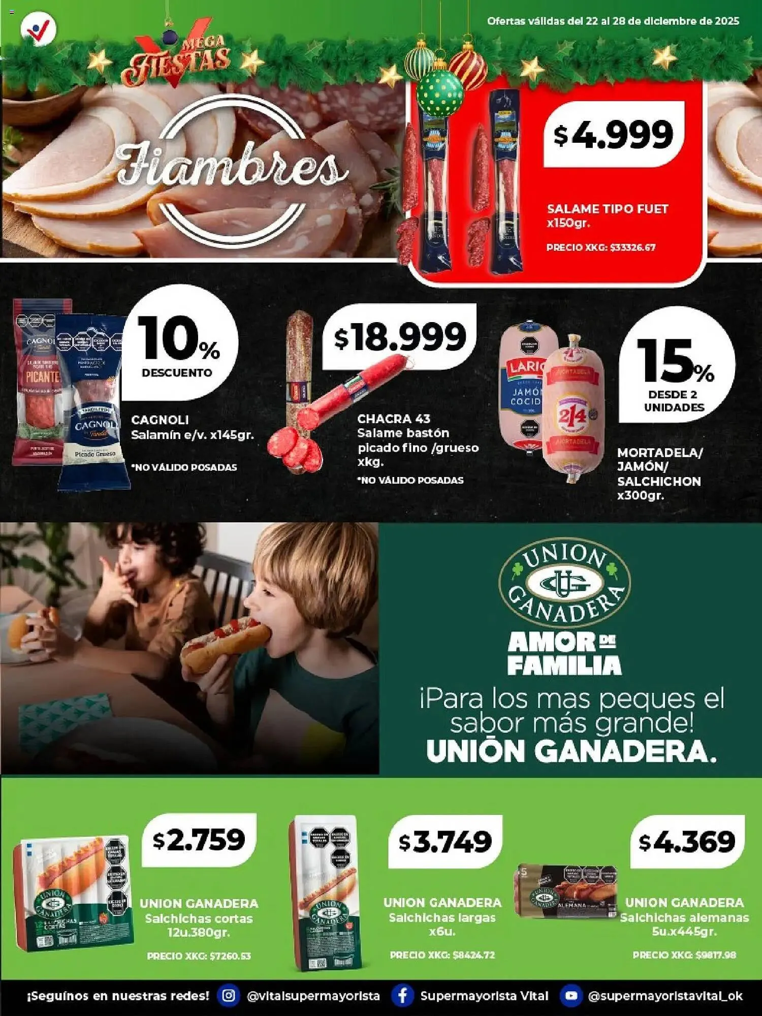 Ofertas de Catálogo Supermayorista Vital 22 de diciembre al 28 de diciembre 2025 - Página 10 del catálogo