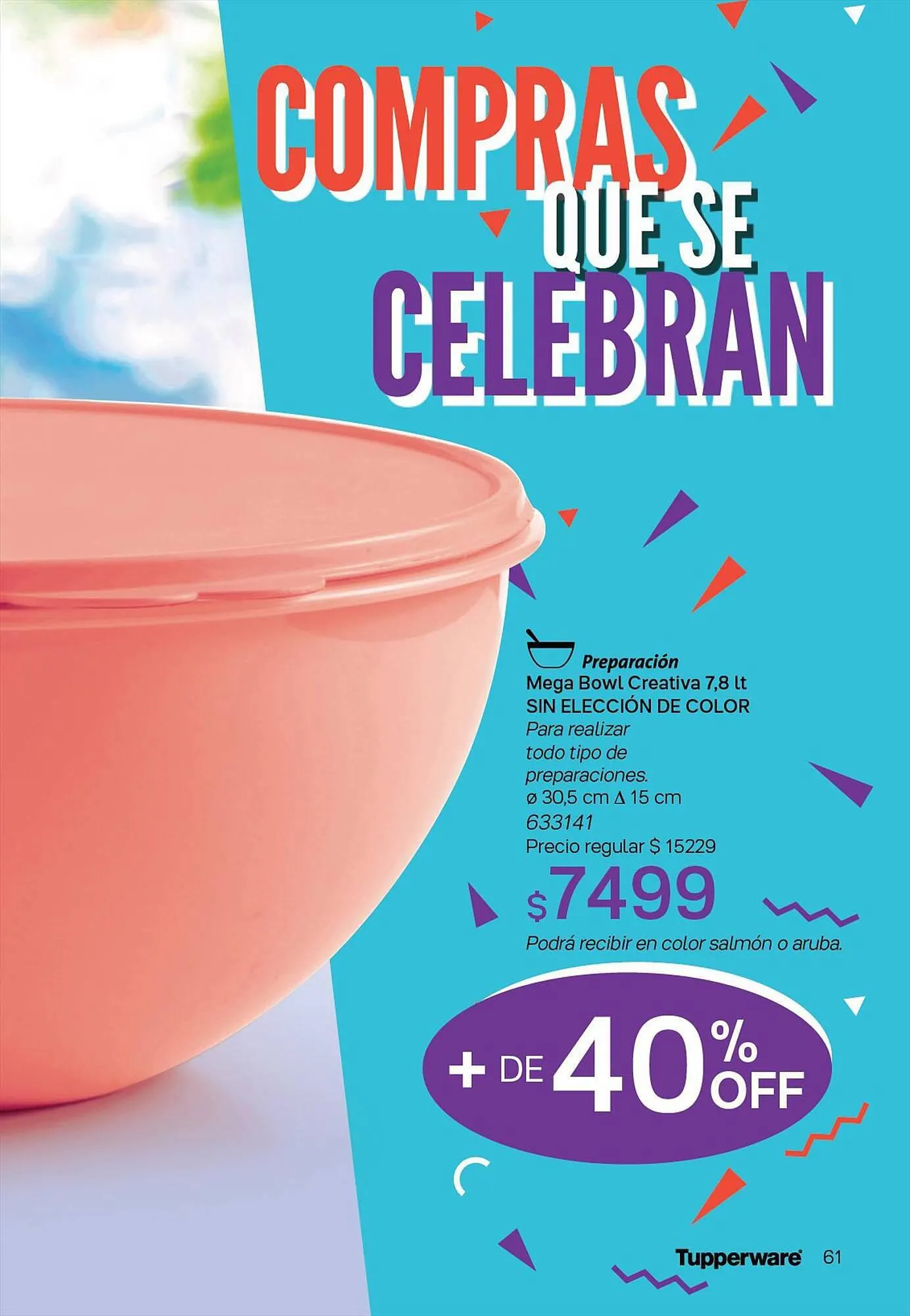 Ofertas de Catálogo Tupperware 25 de septiembre al 31 de octubre 2023 - Página 62 del catálogo