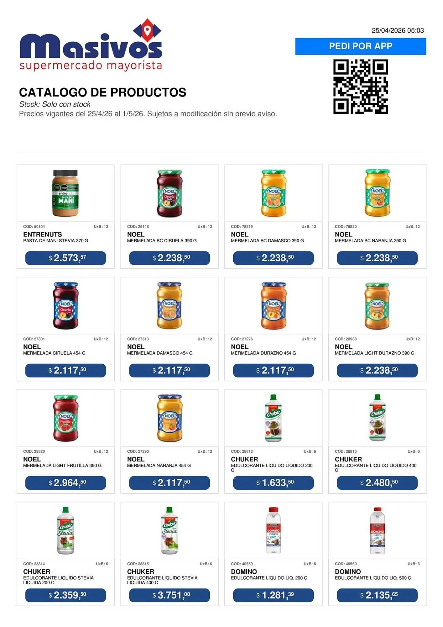 Ofertas de Catálogo Masivos 25 de abril al 1 de mayo 2026 - Página 18 del catálogo