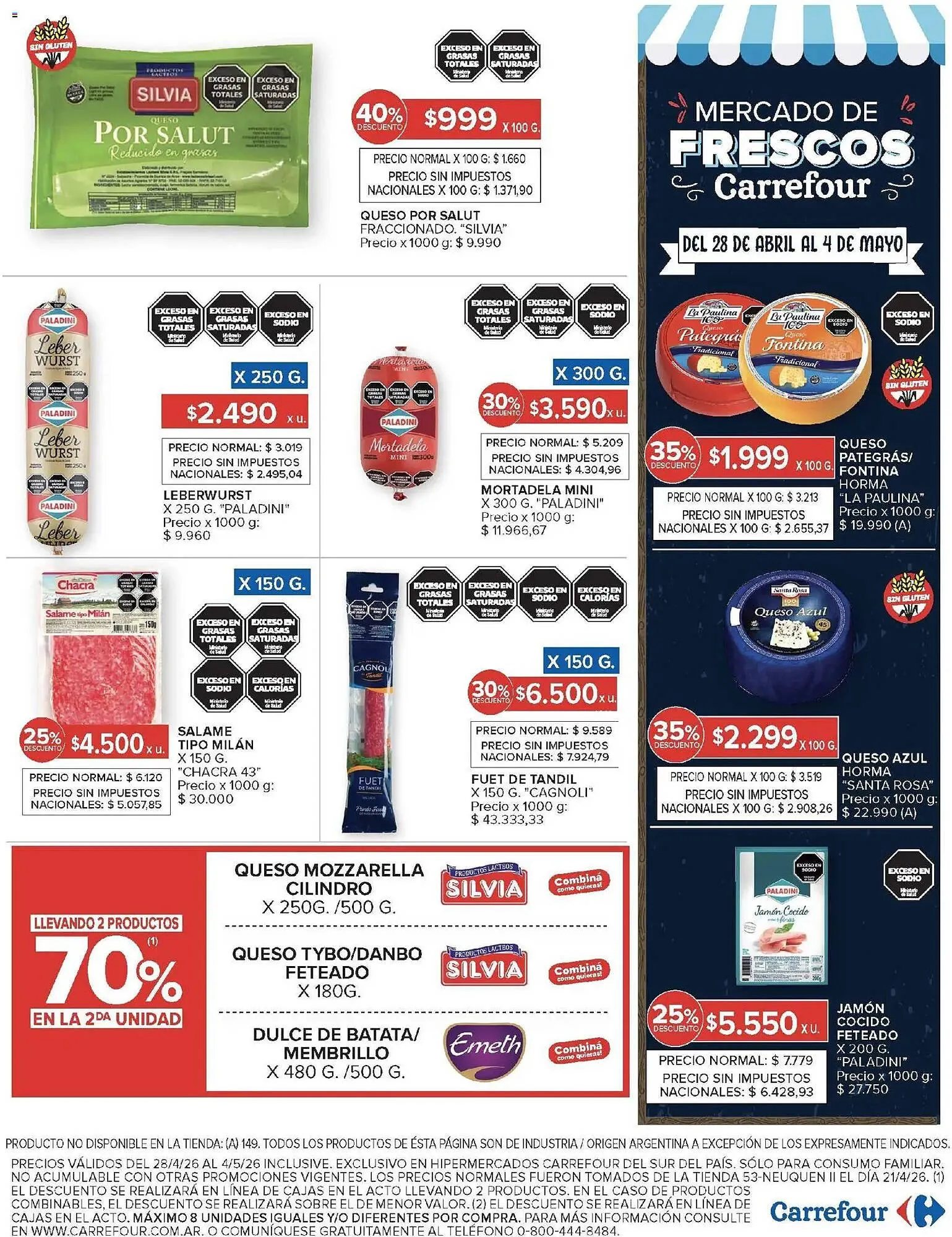 Ofertas de Catálogo Carrefour 28 de abril al 4 de mayo 2026 - Página 14 del catálogo