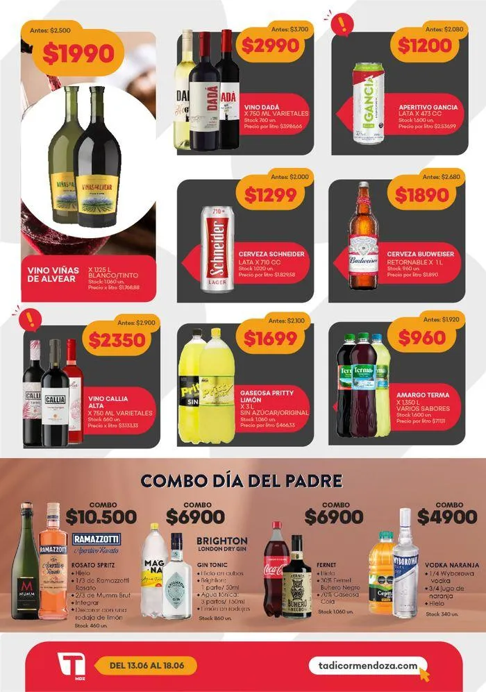 Ofertas de Catálogo de Ofertas Supermercados Tadicor 13 de junio al 18 de junio 2024 - Página 3 del catálogo