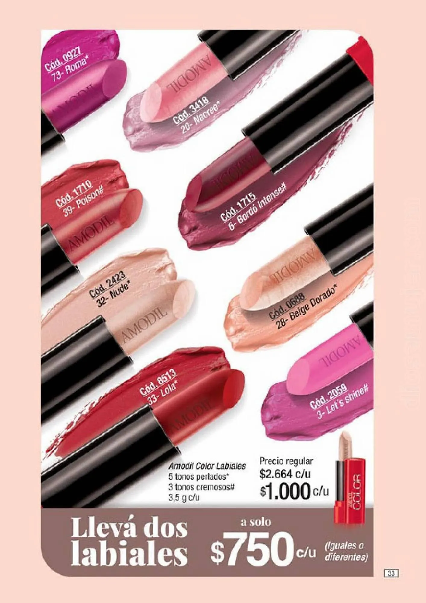 Ofertas de Catálogo Amodil 10 de agosto al 4 de septiembre 2023 - Página 33 del catálogo