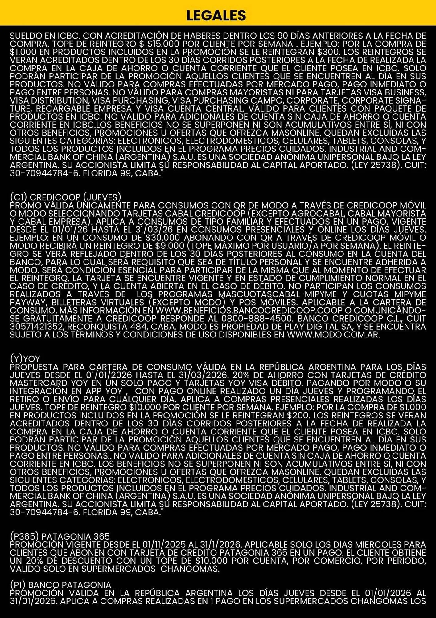 Ofertas de Catálogo Changomas 19 de enero al 31 de enero 2026 - Página 7 del catálogo