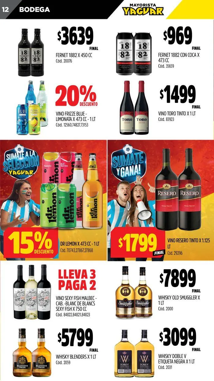Ofertas de Ofertas Supermercados Yaguar Trelew 24 de junio al 30 de junio 2024 - Página 12 del catálogo