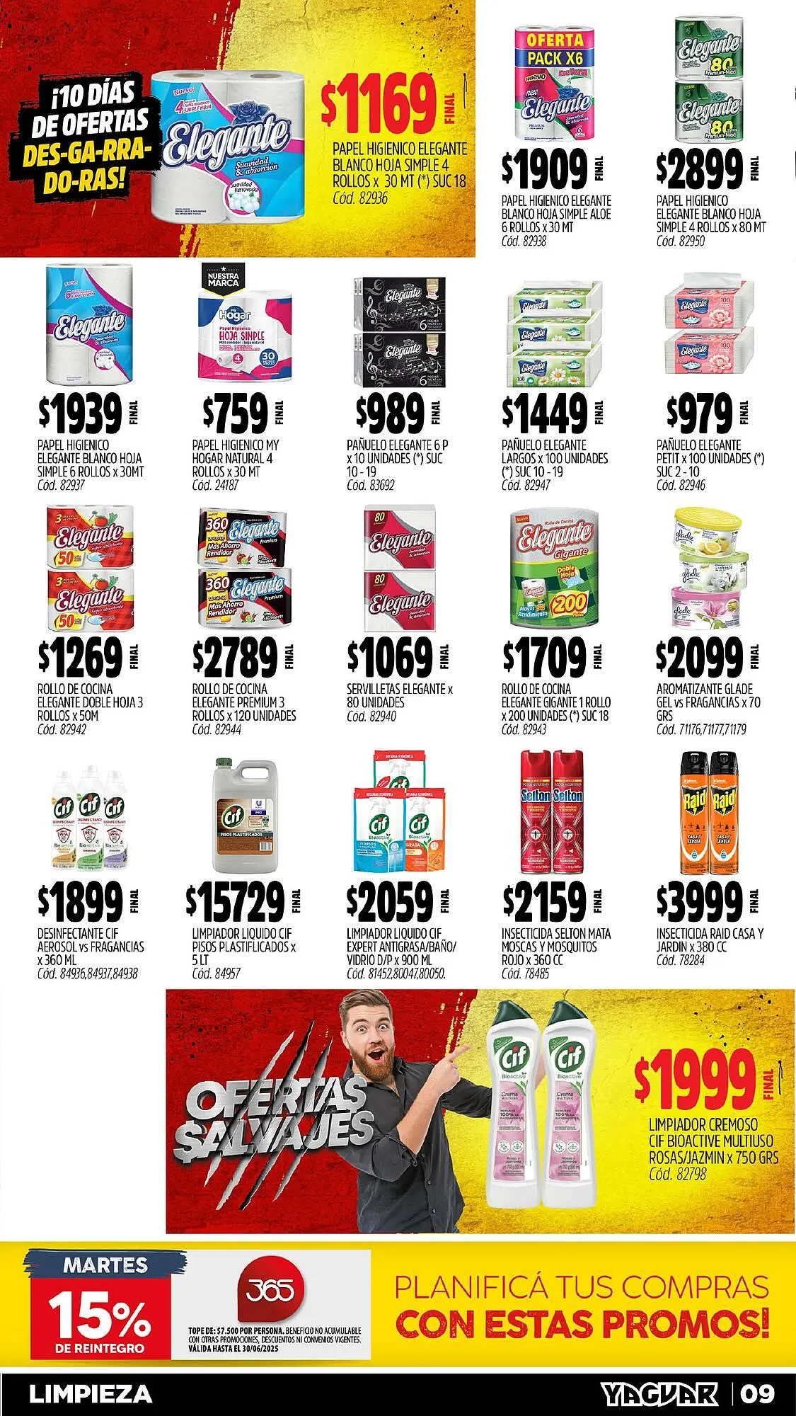 Ofertas de Catálogo Supermercados Yaguar 5 de mayo al 11 de mayo 2025 - Página 9 del catálogo