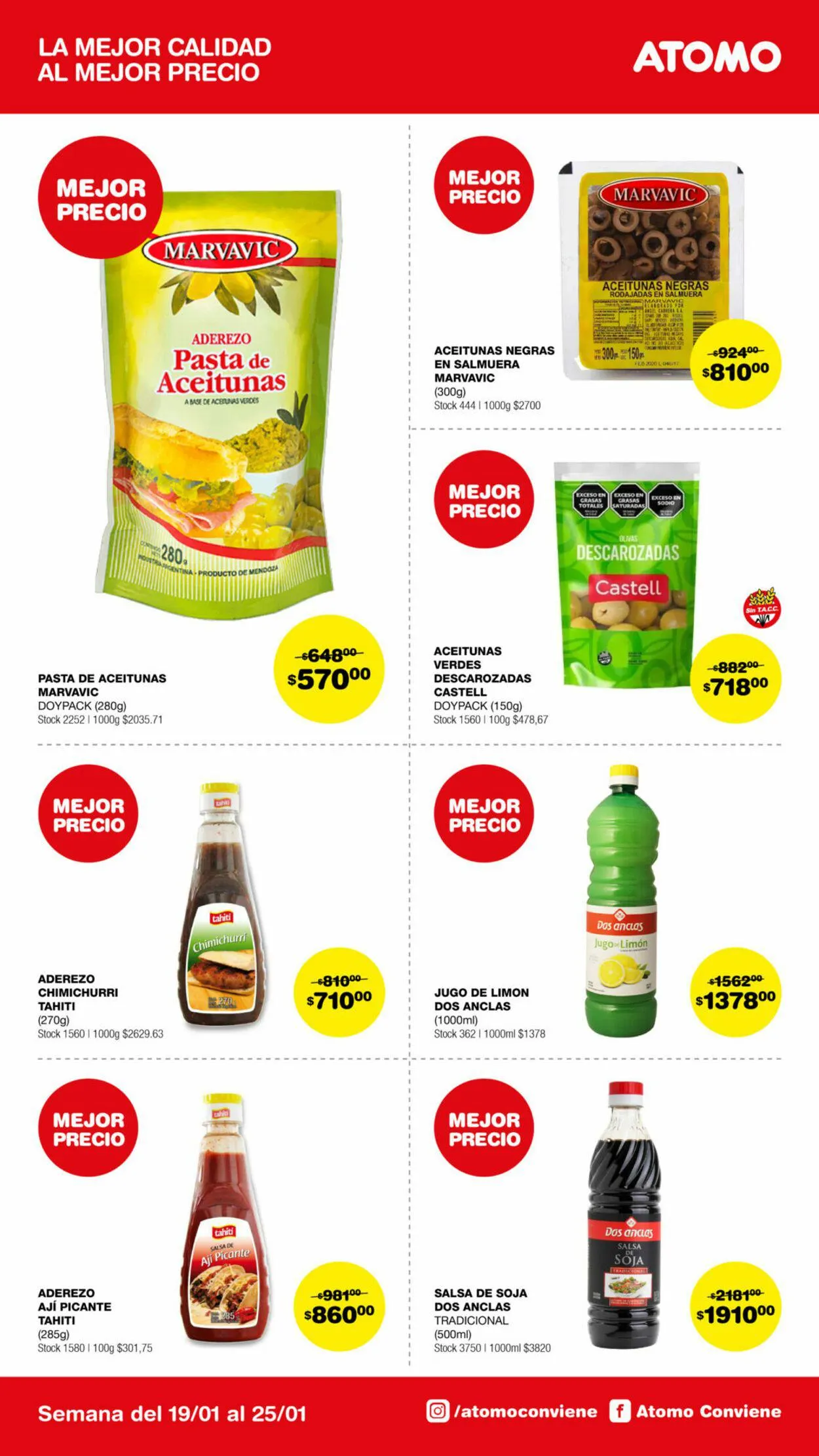 Ofertas de ATOMO Conviene 19 de enero al 25 de enero 2024 - Página 11 del catálogo