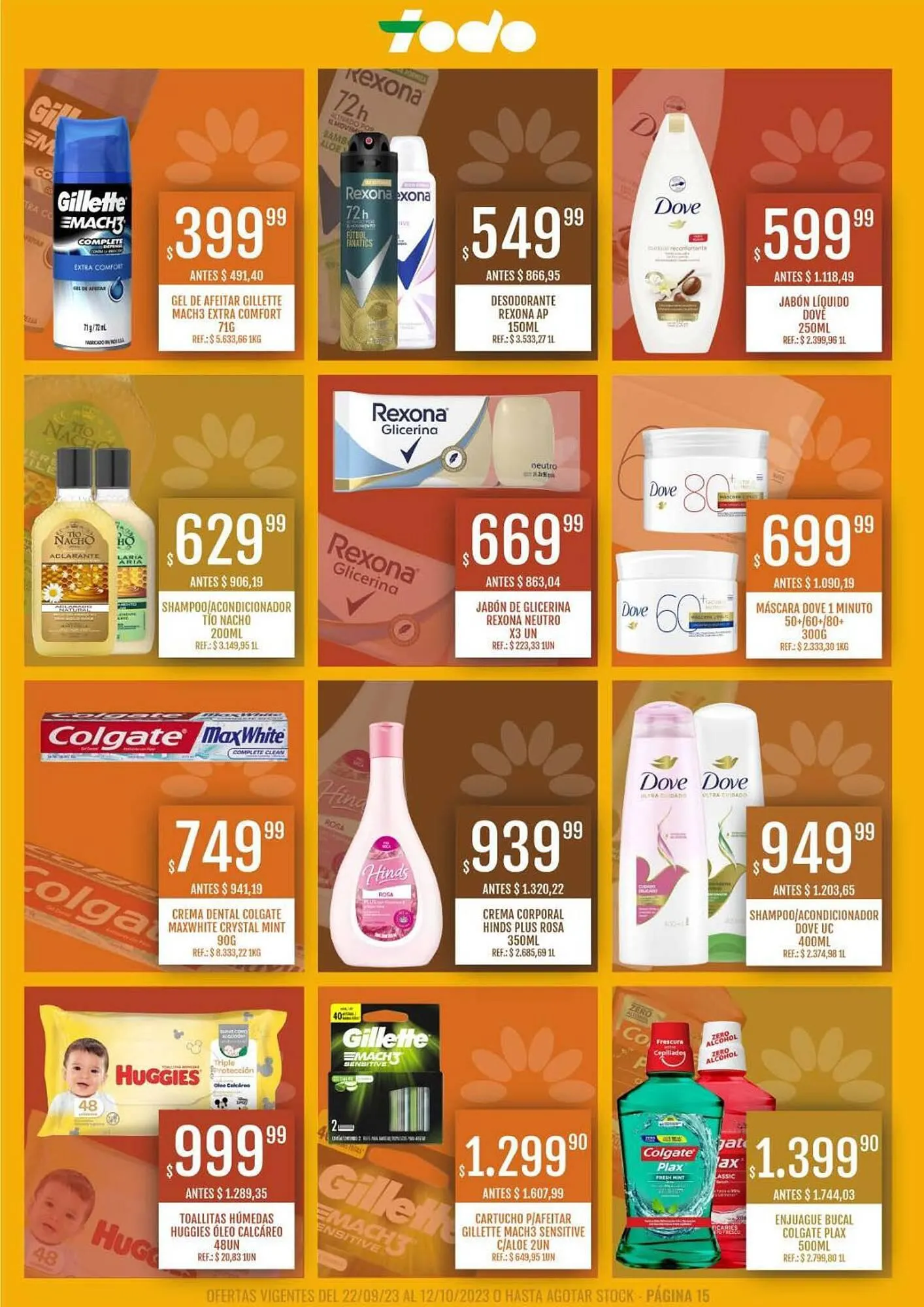 Ofertas de Catálogo Supermercados Todo 22 de septiembre al 12 de octubre 2023 - Página 15 del catálogo