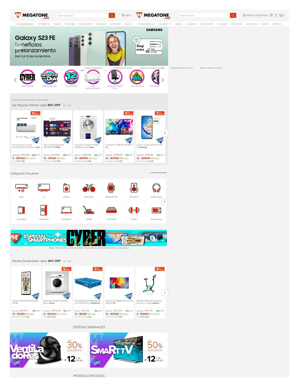 Ofertas de Megatone 23 de noviembre al 30 de noviembre 2023 - Página 1 del catálogo