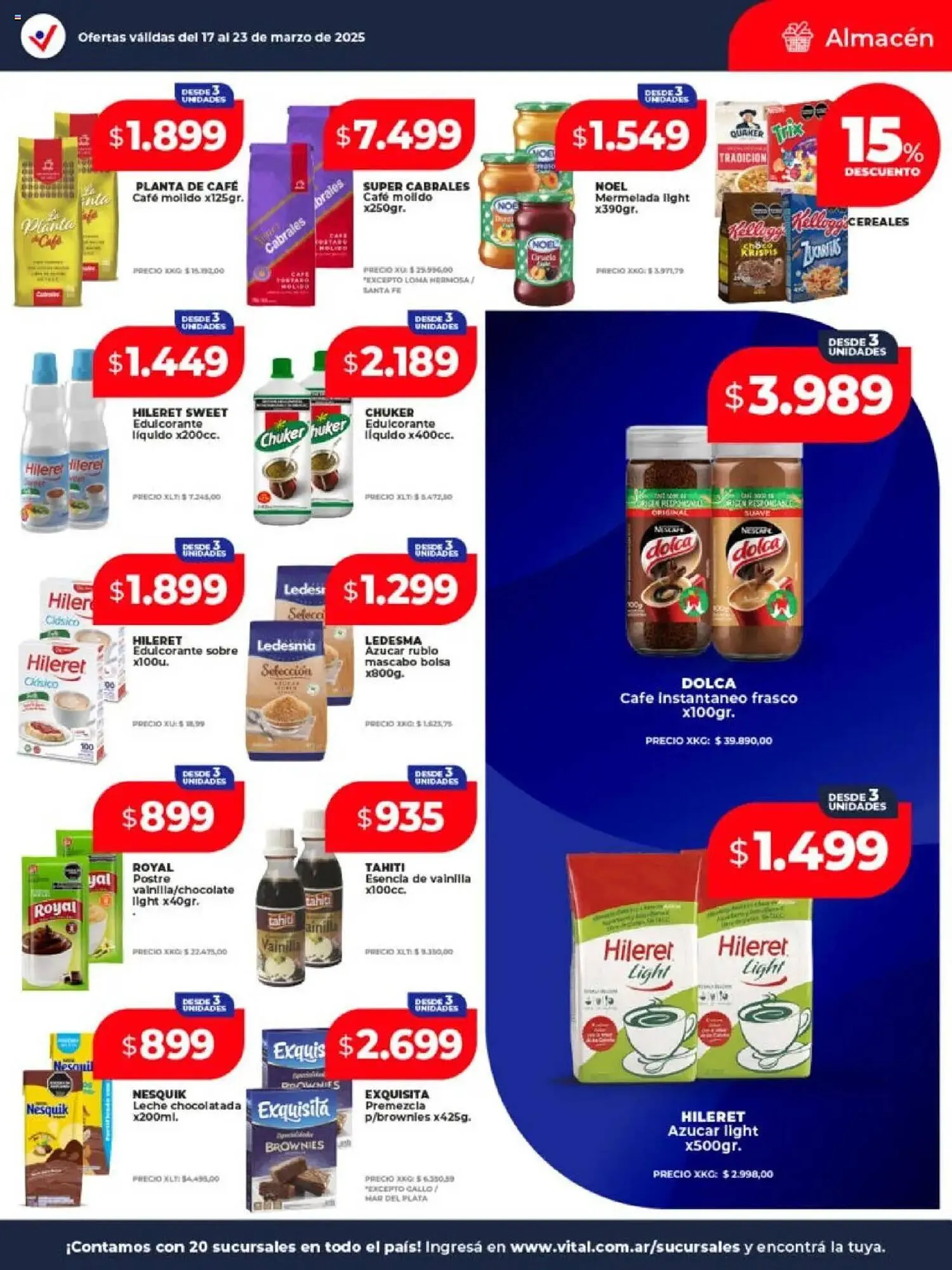 Ofertas de Catálogo Supermayorista Vital 17 de marzo al 23 de marzo 2025 - Página 16 del catálogo