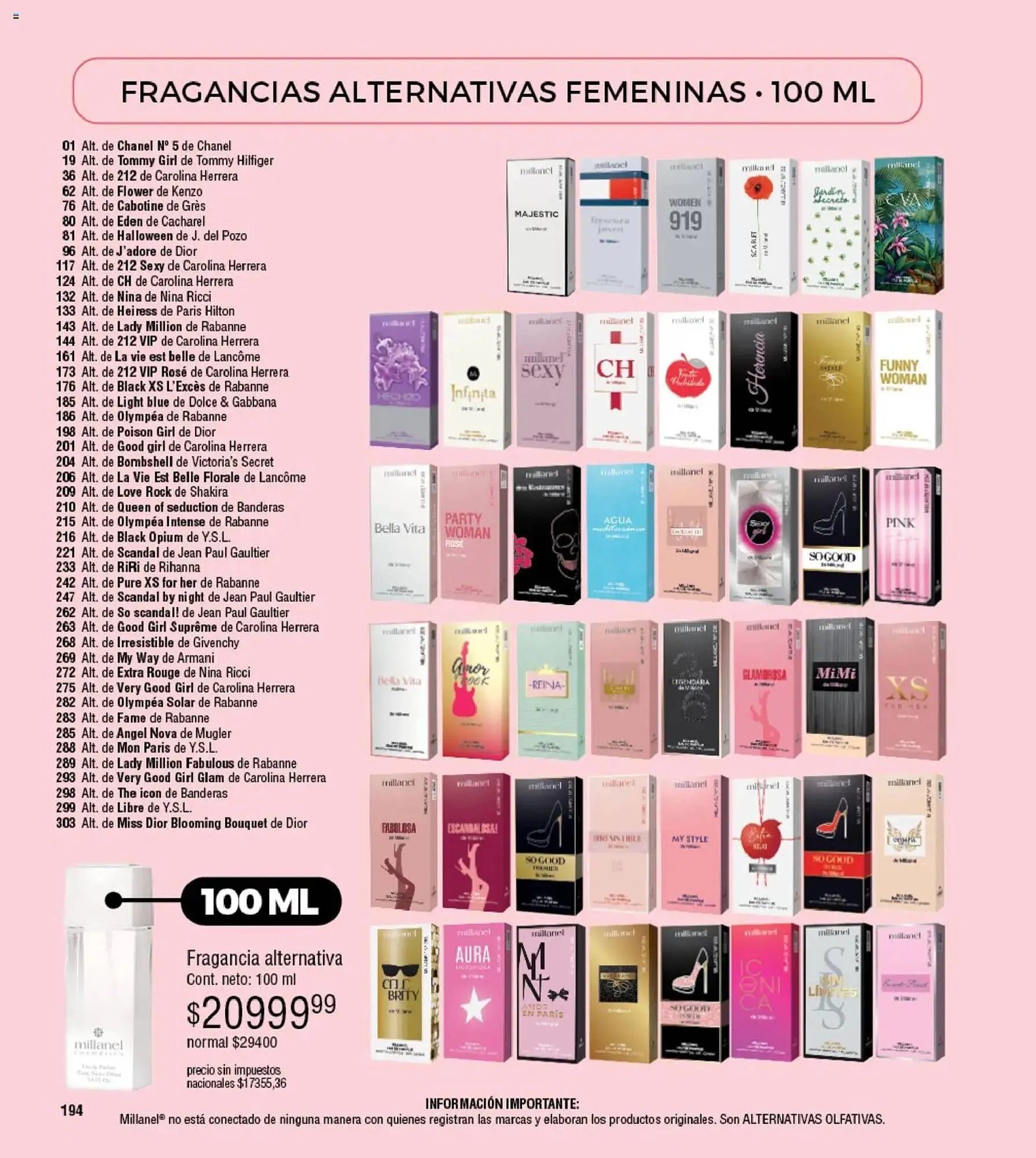 Ofertas de Catálogo Millanel Cosmética 30 de marzo al 27 de abril 2026 - Página 194 del catálogo