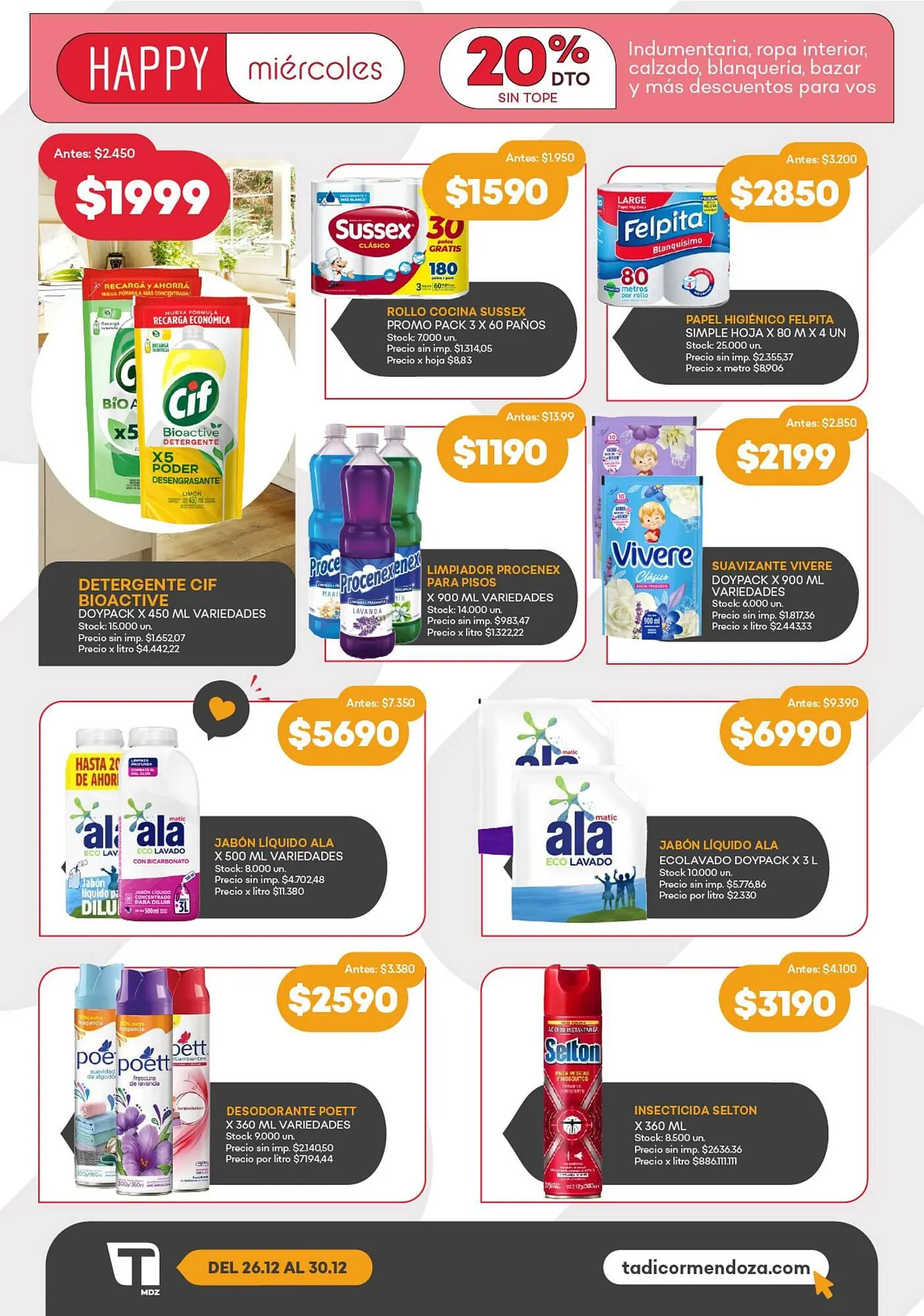 Ofertas de Catálogo Supermercados Tadicor 26 de diciembre al 30 de diciembre 2025 - Página 6 del catálogo