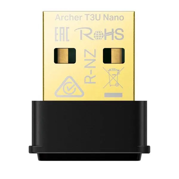 PLACA DE RED USB WIRELESS TP-LINK ARCHER T3U NANO AC1300 DUAL BAND