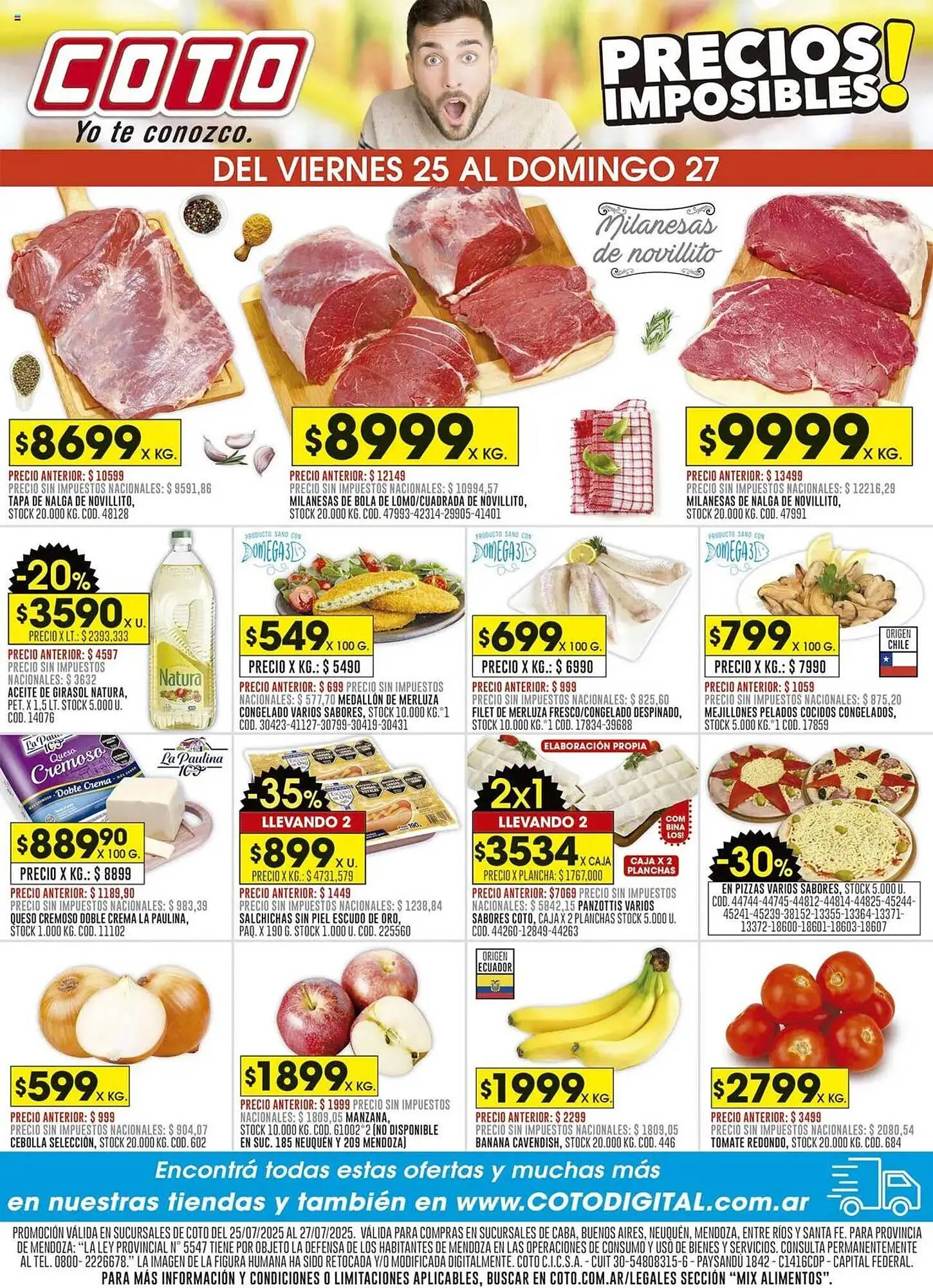 Ofertas de Catálogo Coto 25 de julio al 27 de julio 2025 - Página 1 del catálogo