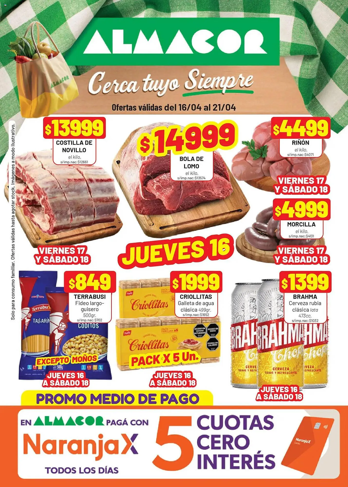 Ofertas de Catálogo Almacor 16 de abril al 21 de abril 2026 - Página 1 del catálogo