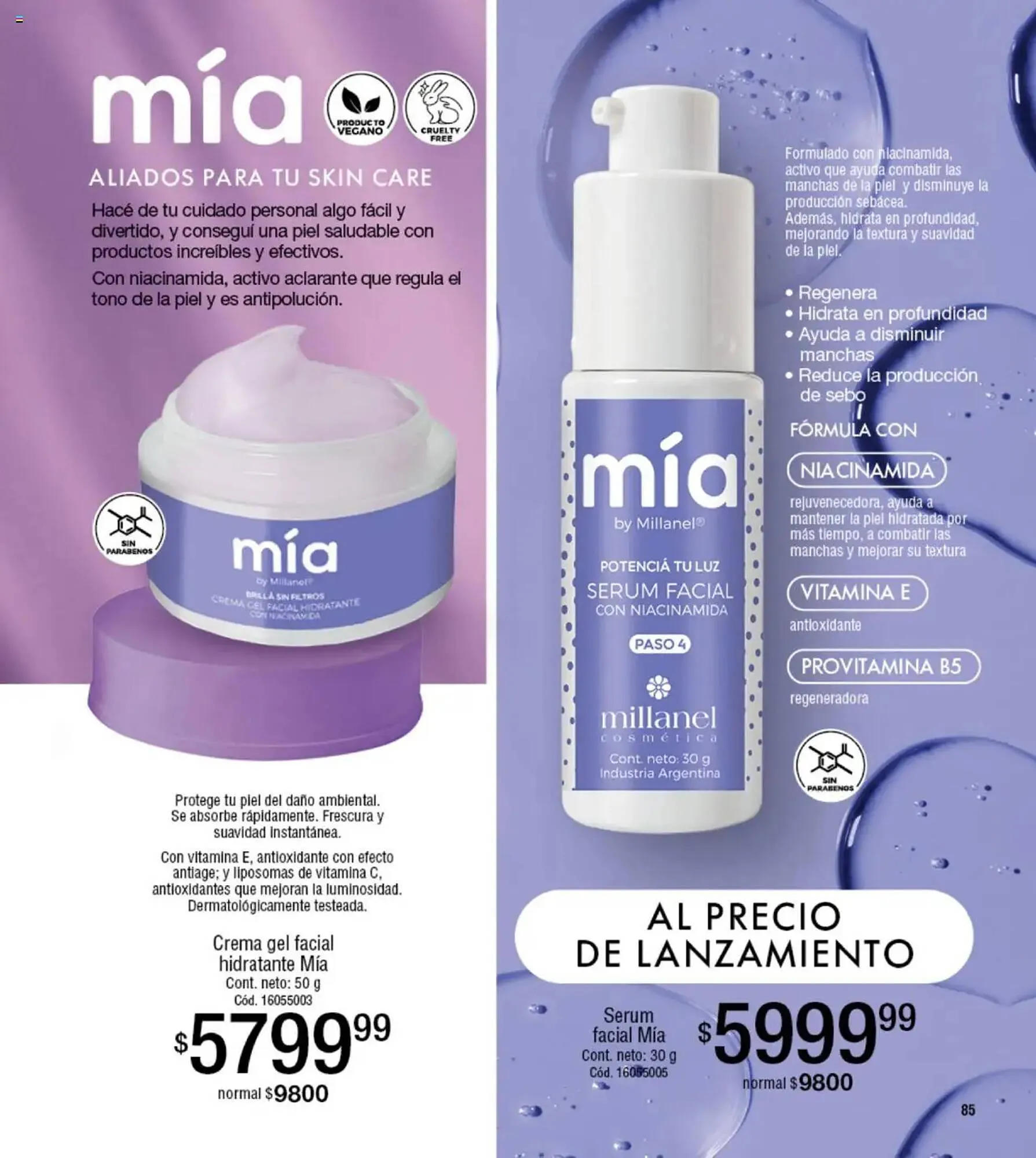Ofertas de Catálogo Millanel Cosmética 26 de mayo al 23 de junio 2025 - Página 85 del catálogo