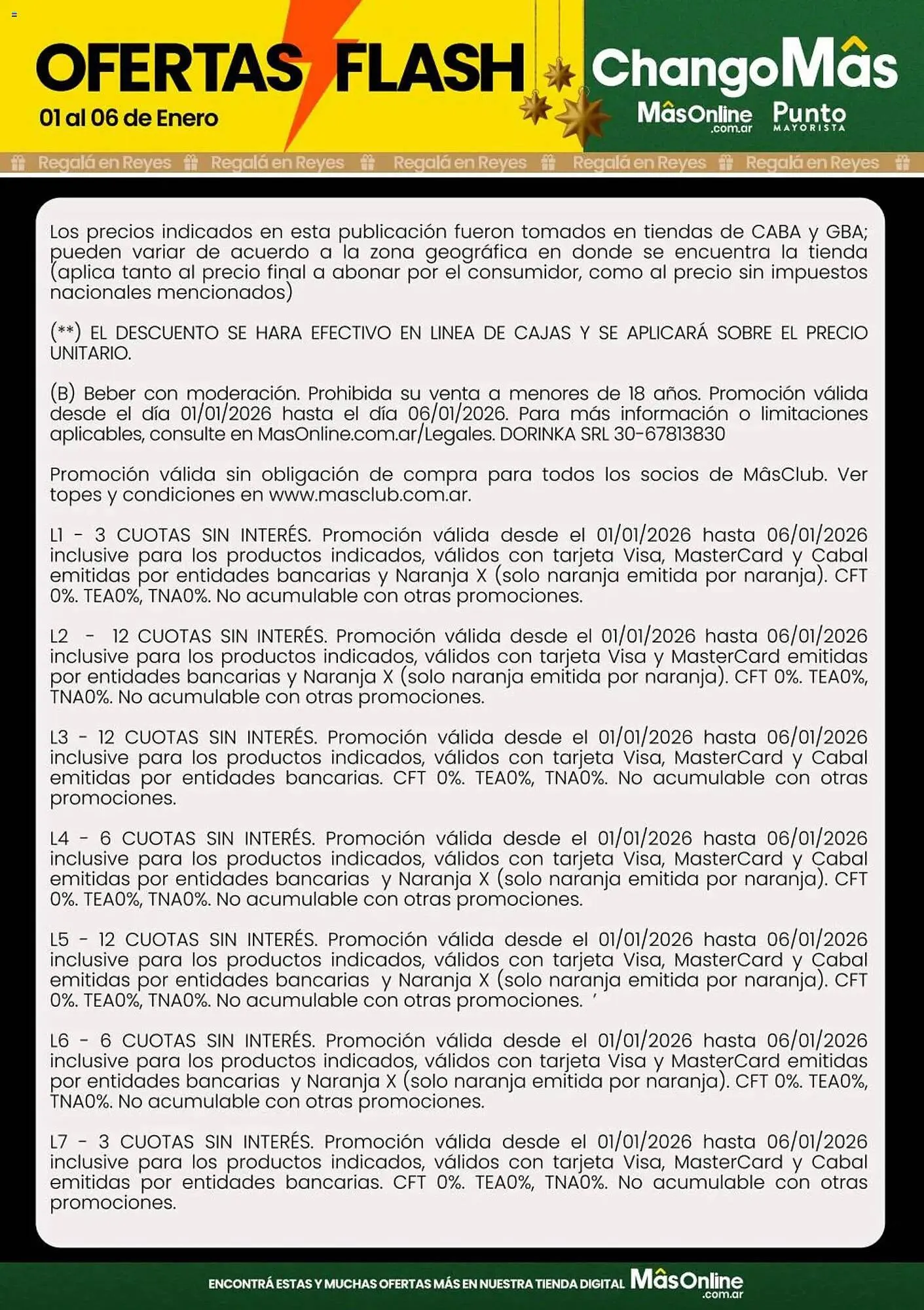 Ofertas de Catálogo Changomas 1 de enero al 6 de enero 2026 - Página 19 del catálogo