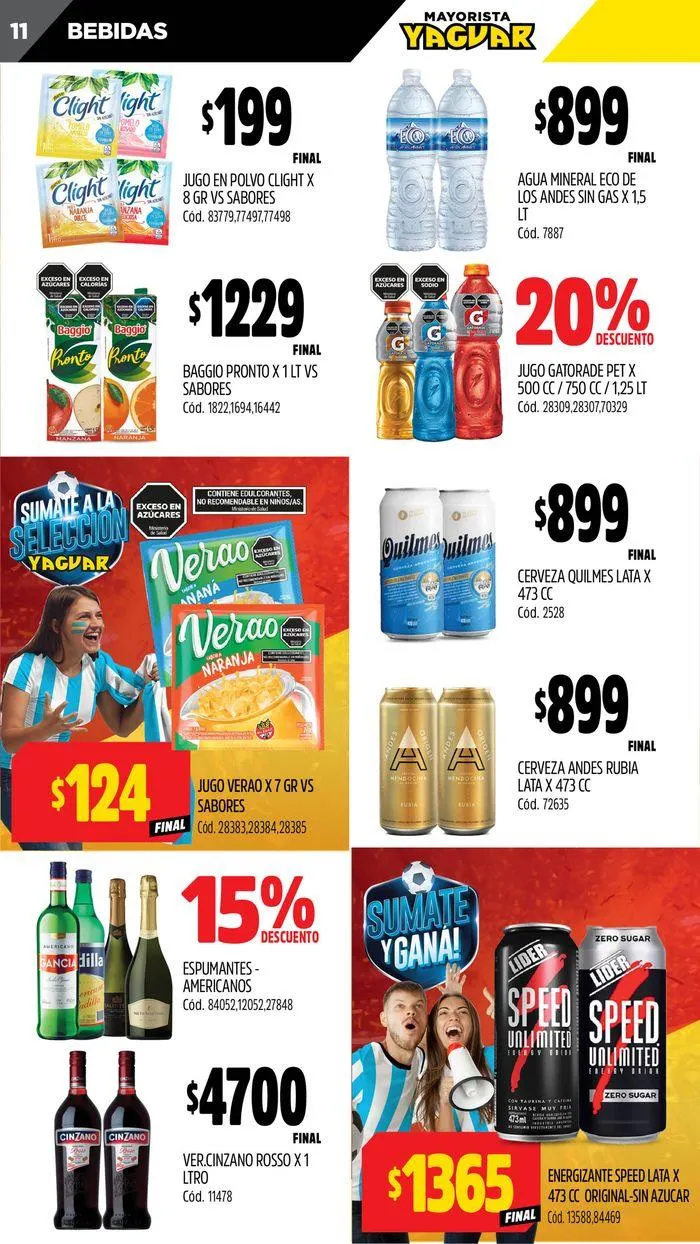 Ofertas de Ofertas Supermercados Yaguar Trelew 24 de junio al 30 de junio 2024 - Página 11 del catálogo