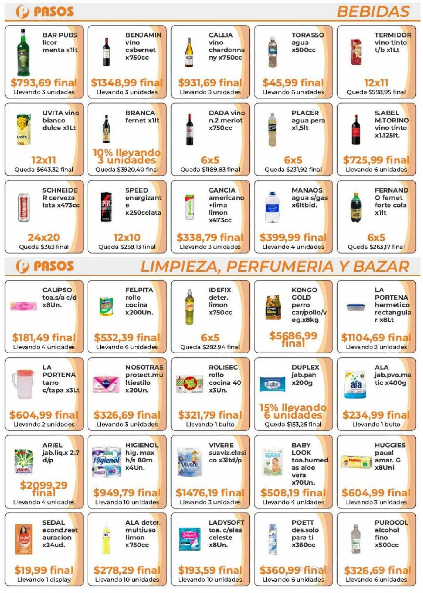 Ofertas de Catálogo Pasos Supermercado 4 de septiembre al 10 de septiembre 2023 - Página 3 del catálogo