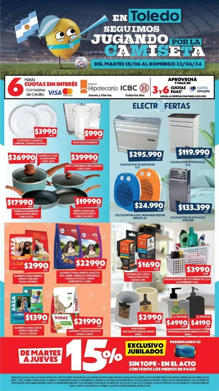 Ofertas de Catálogo Supermercados Toledo 18 de junio al 23 de junio 2024 - Página 7 del catálogo
