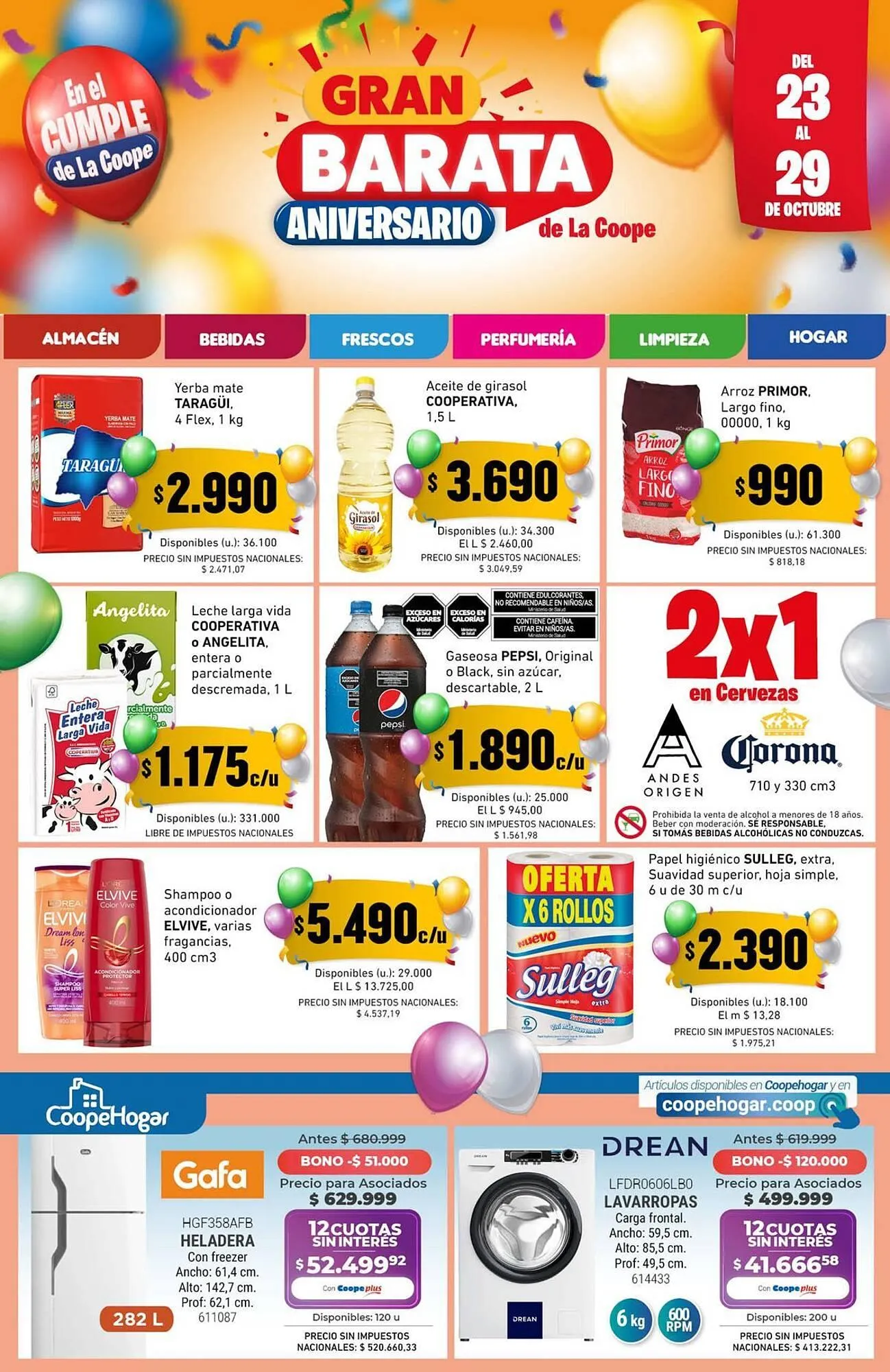 Ofertas de Catálogo Cooperativa Obrera 24 de octubre al 7 de noviembre 2025 - Página 1 del catálogo