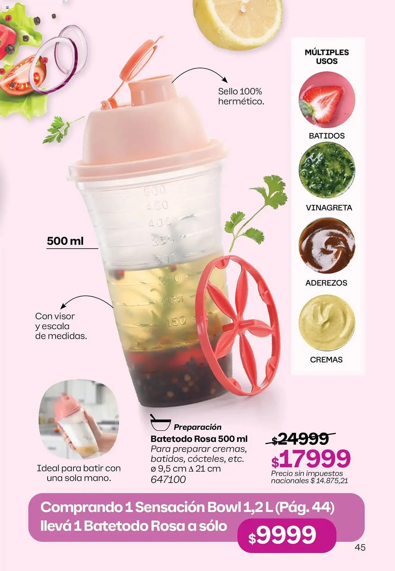 Ofertas de Folleto Tupperware 21 de septiembre al 5 de octubre 2025 - Página 46 del catálogo