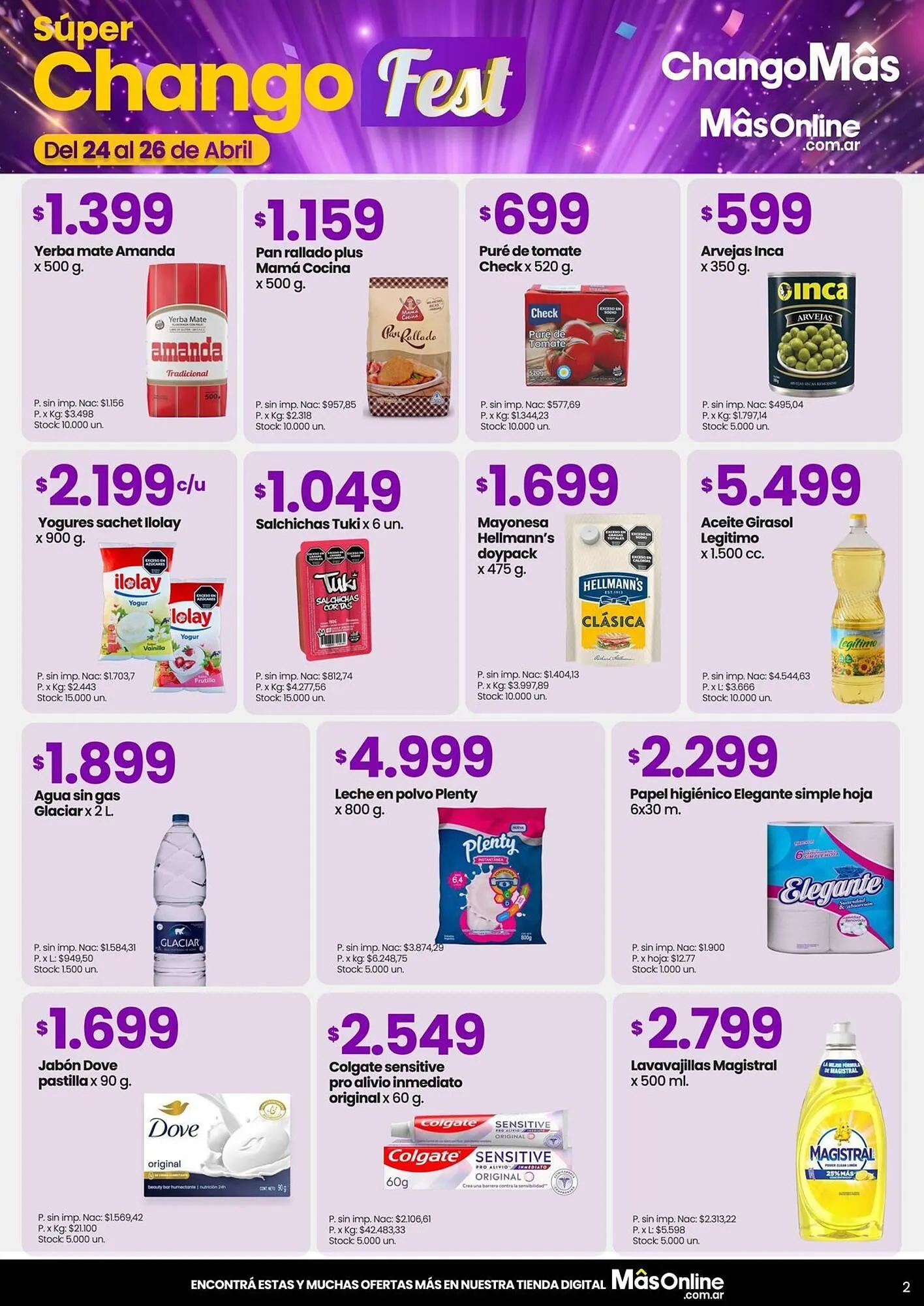 Ofertas de Catálogo Changomas 24 de abril al 26 de abril 2026 - Página 2 del catálogo