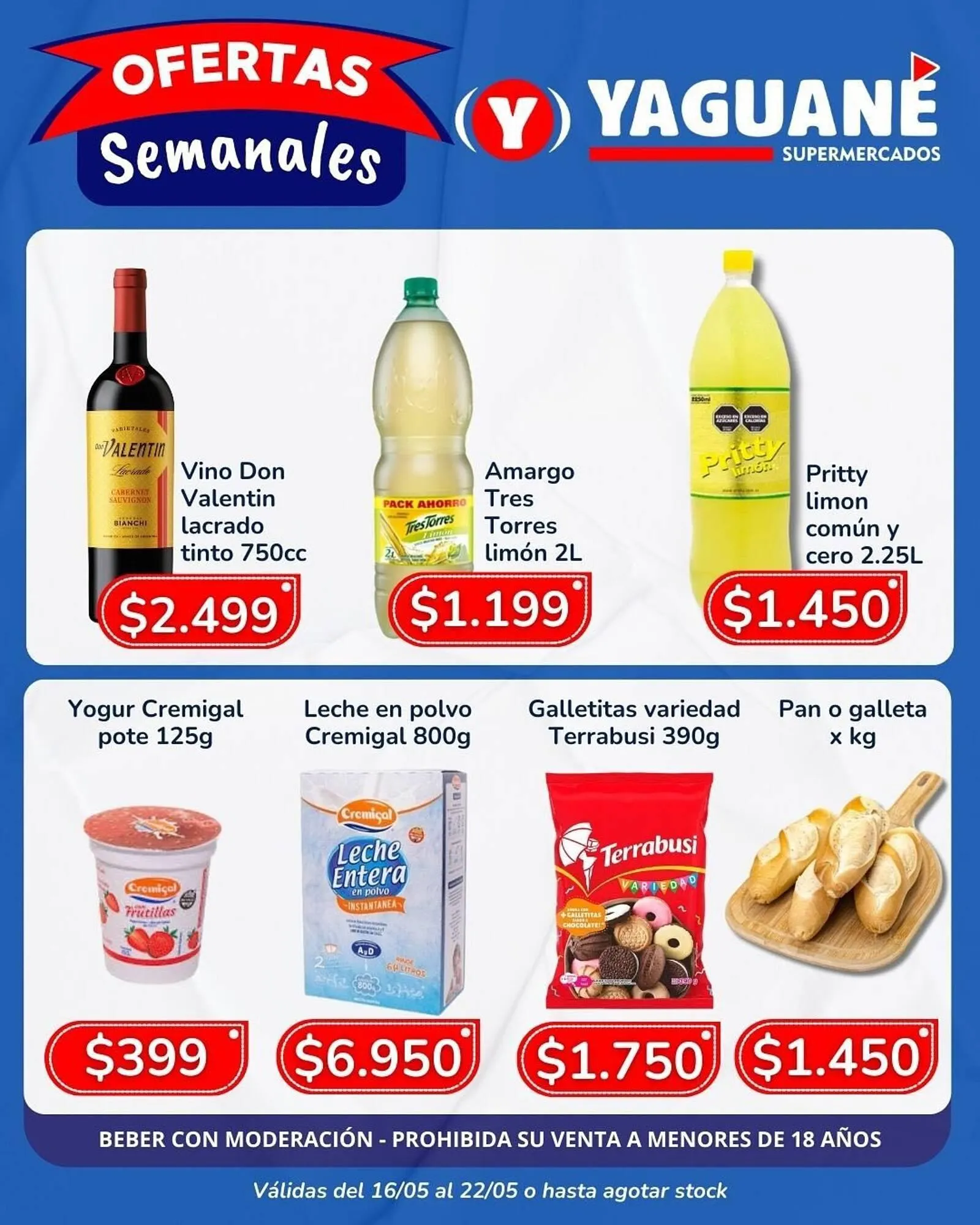 Ofertas de Catálogo Yaguane Supermercados 16 de mayo al 22 de mayo 2025 - Página 3 del catálogo