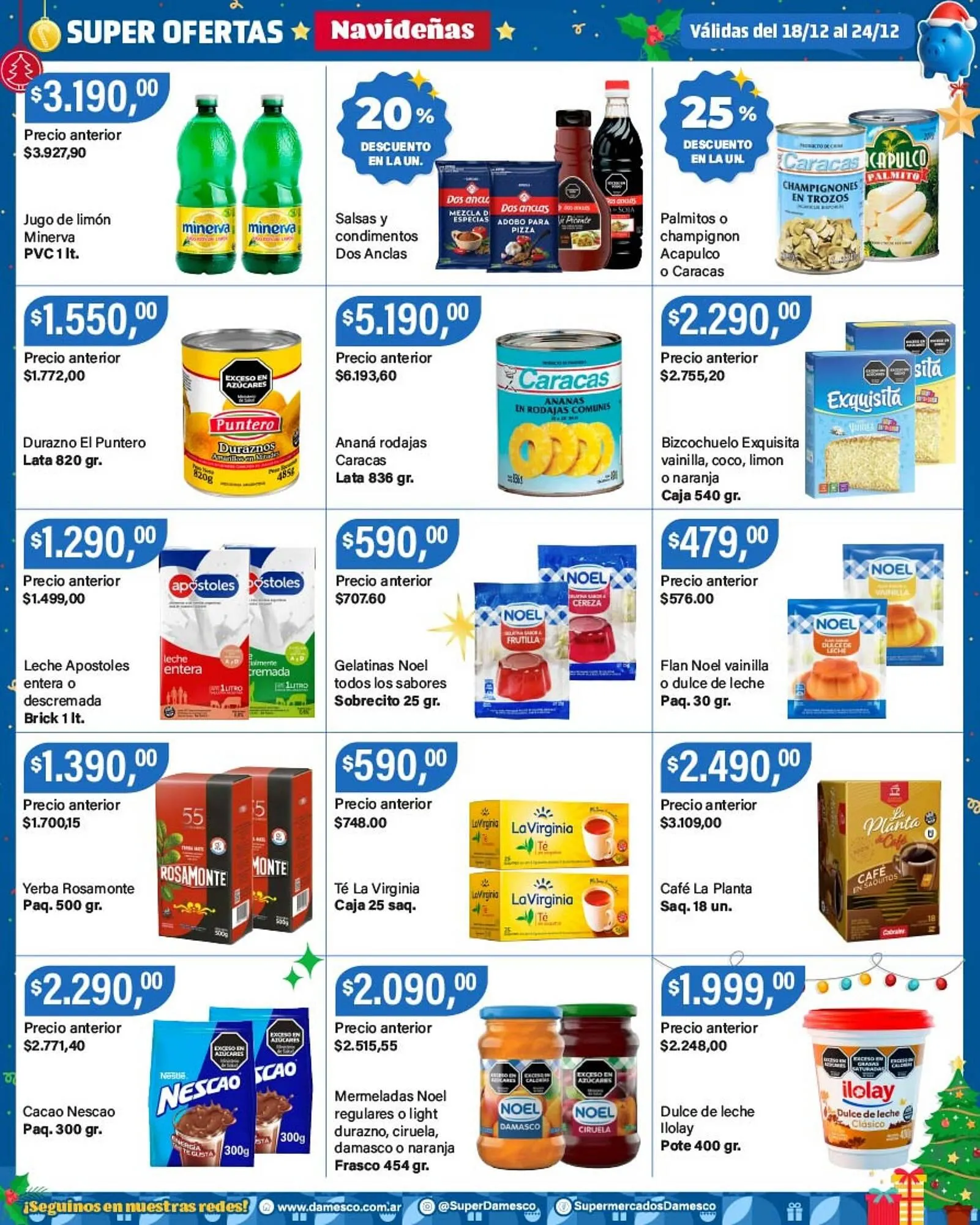 Ofertas de Catálogo Supermercados Damesco 18 de diciembre al 24 de diciembre 2025 - Página 4 del catálogo