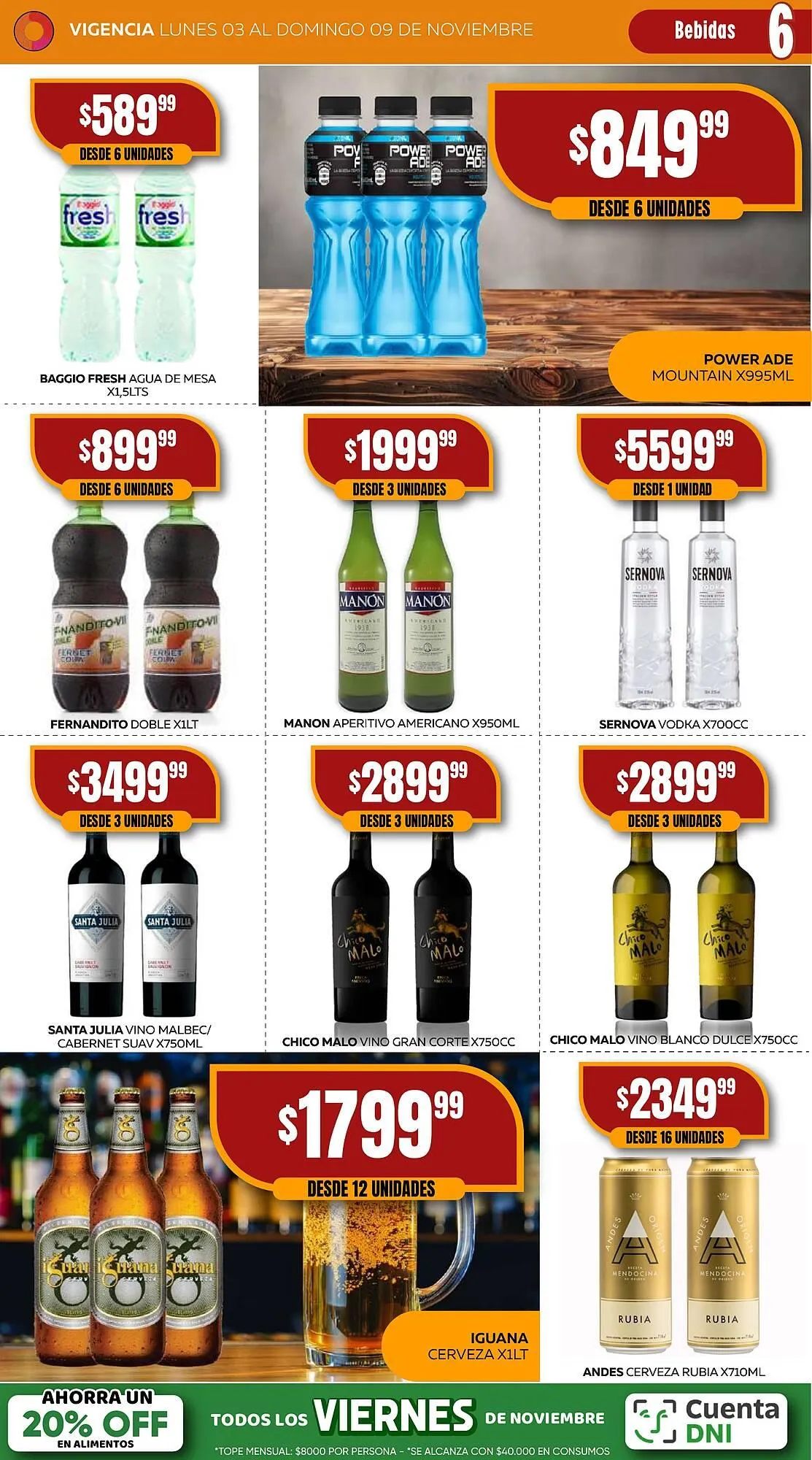 Ofertas de Catálogo Maxi Ofertas 3 de noviembre al 9 de noviembre 2025 - Página 6 del catálogo