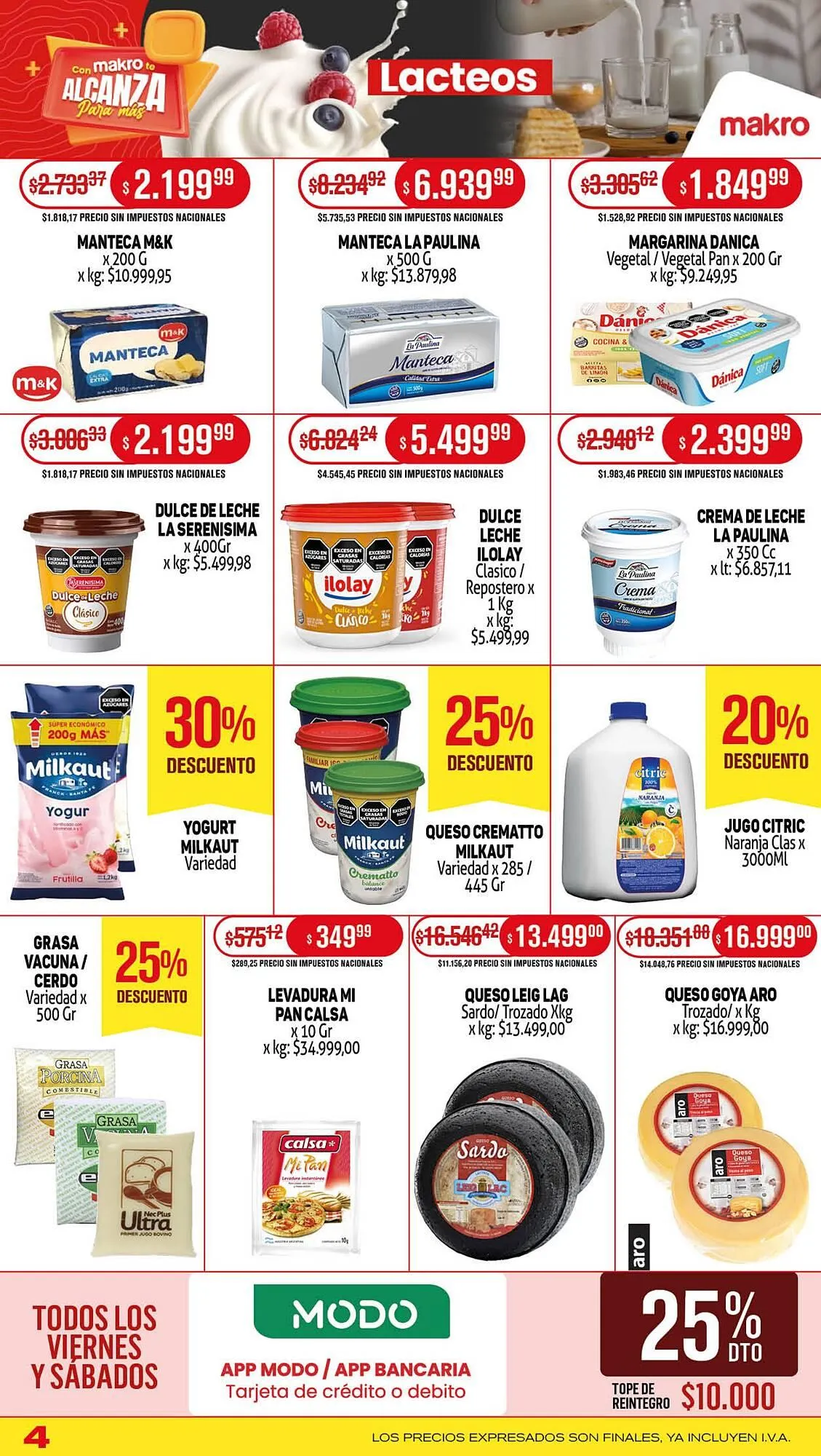 Ofertas de Catálogo Makro 12 de junio al 18 de junio 2025 - Página 4 del catálogo