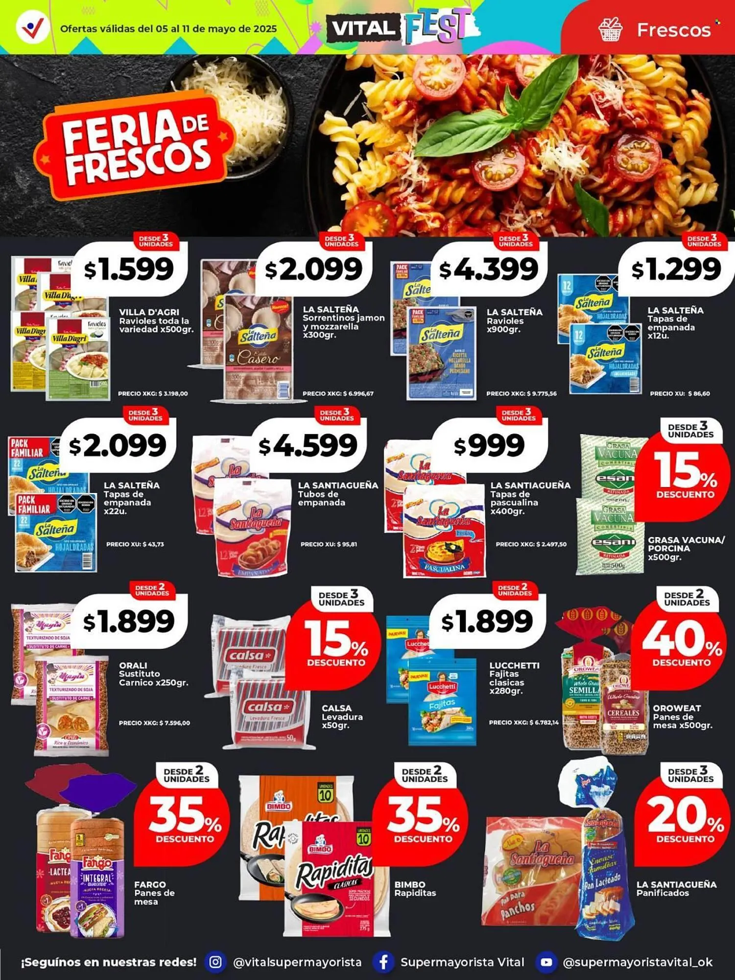 Ofertas de Catálogo Supermayorista Vital 5 de mayo al 13 de mayo 2025 - Página 25 del catálogo