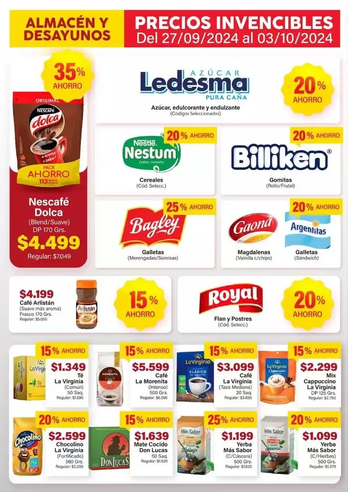 Ofertas de Ofertas Supermercados Aiello 28 de septiembre al 12 de octubre 2024 - Página 9 del catálogo