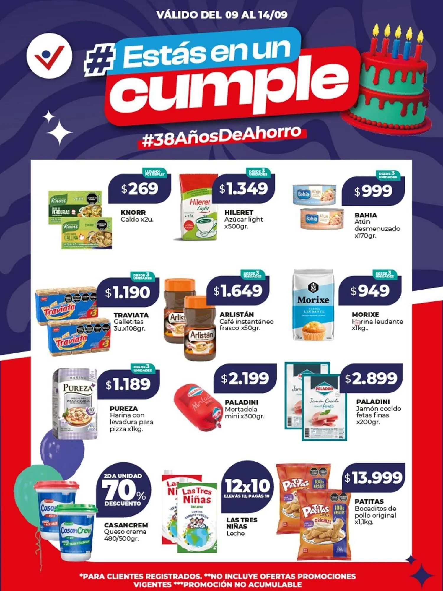 Ofertas de Catálogo Supermayorista Vital 9 de septiembre al 14 de septiembre 2025 - Página 1 del catálogo