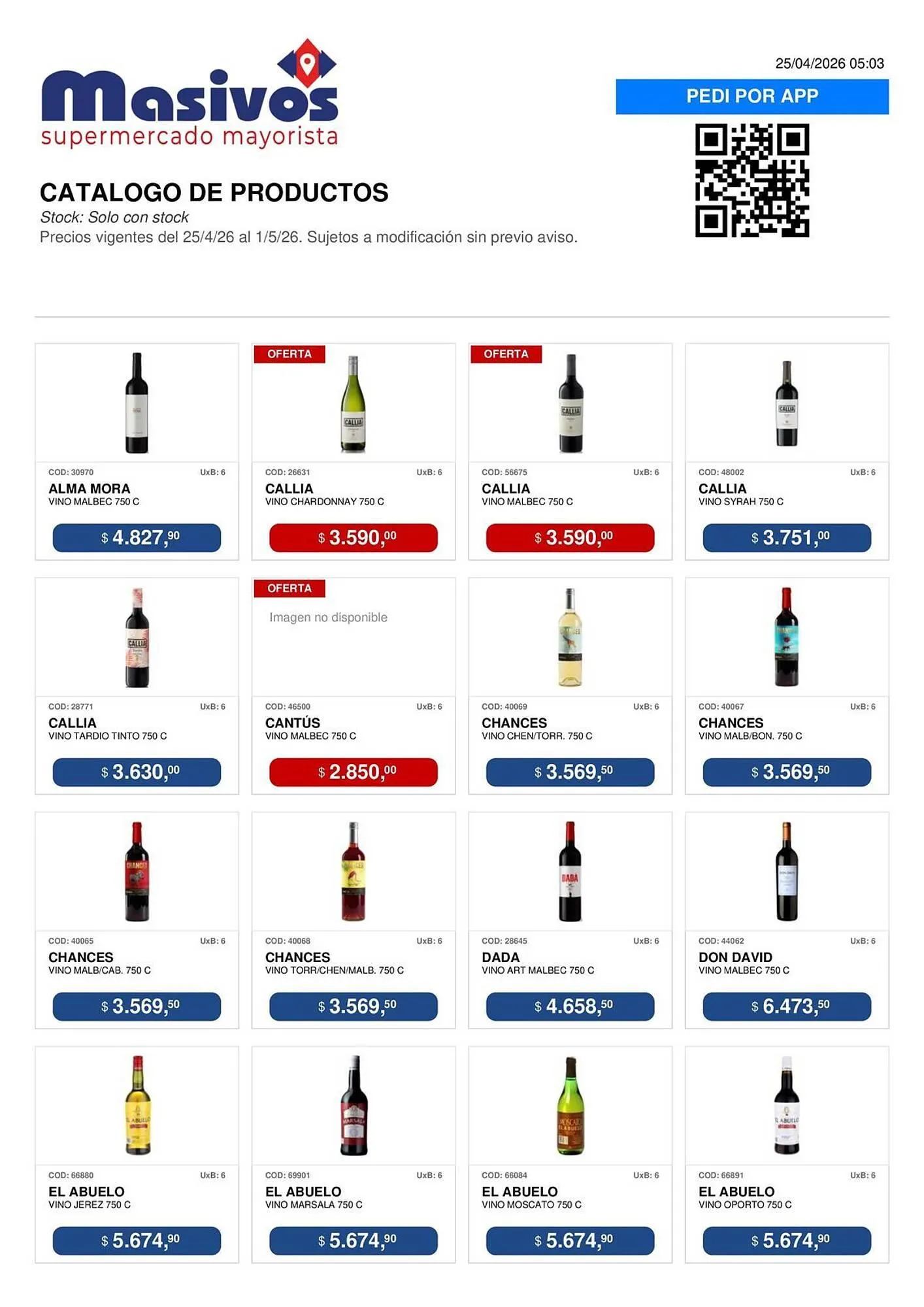 Ofertas de Catálogo Masivos 25 de abril al 1 de mayo 2026 - Página 59 del catálogo
