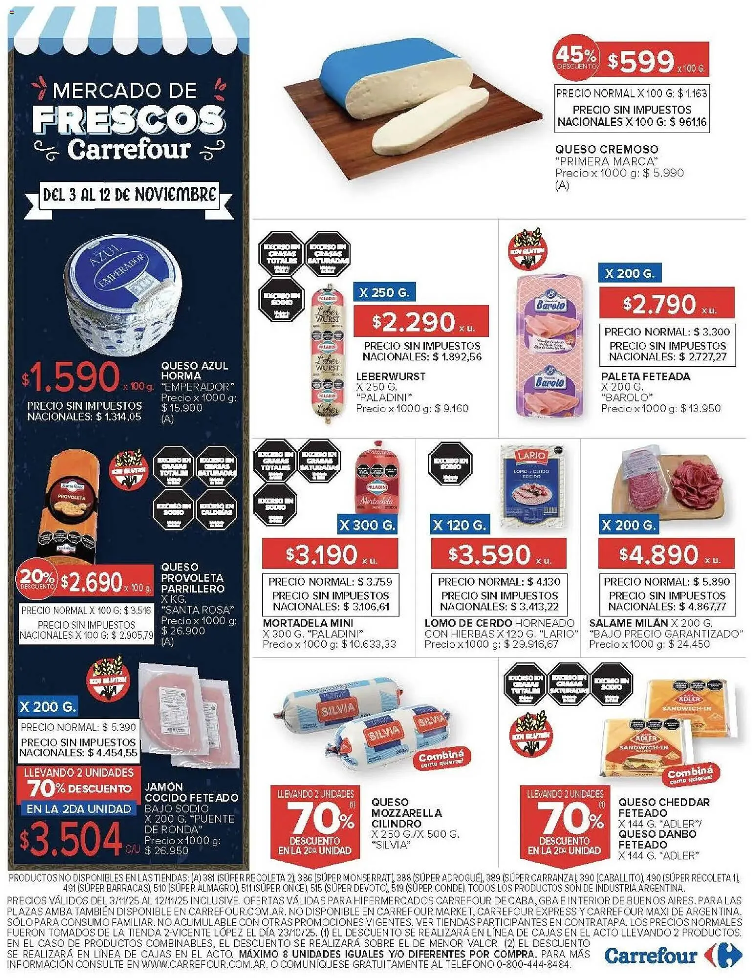 Ofertas de Catálogo Carrefour 3 de noviembre al 12 de noviembre 2025 - Página 17 del catálogo