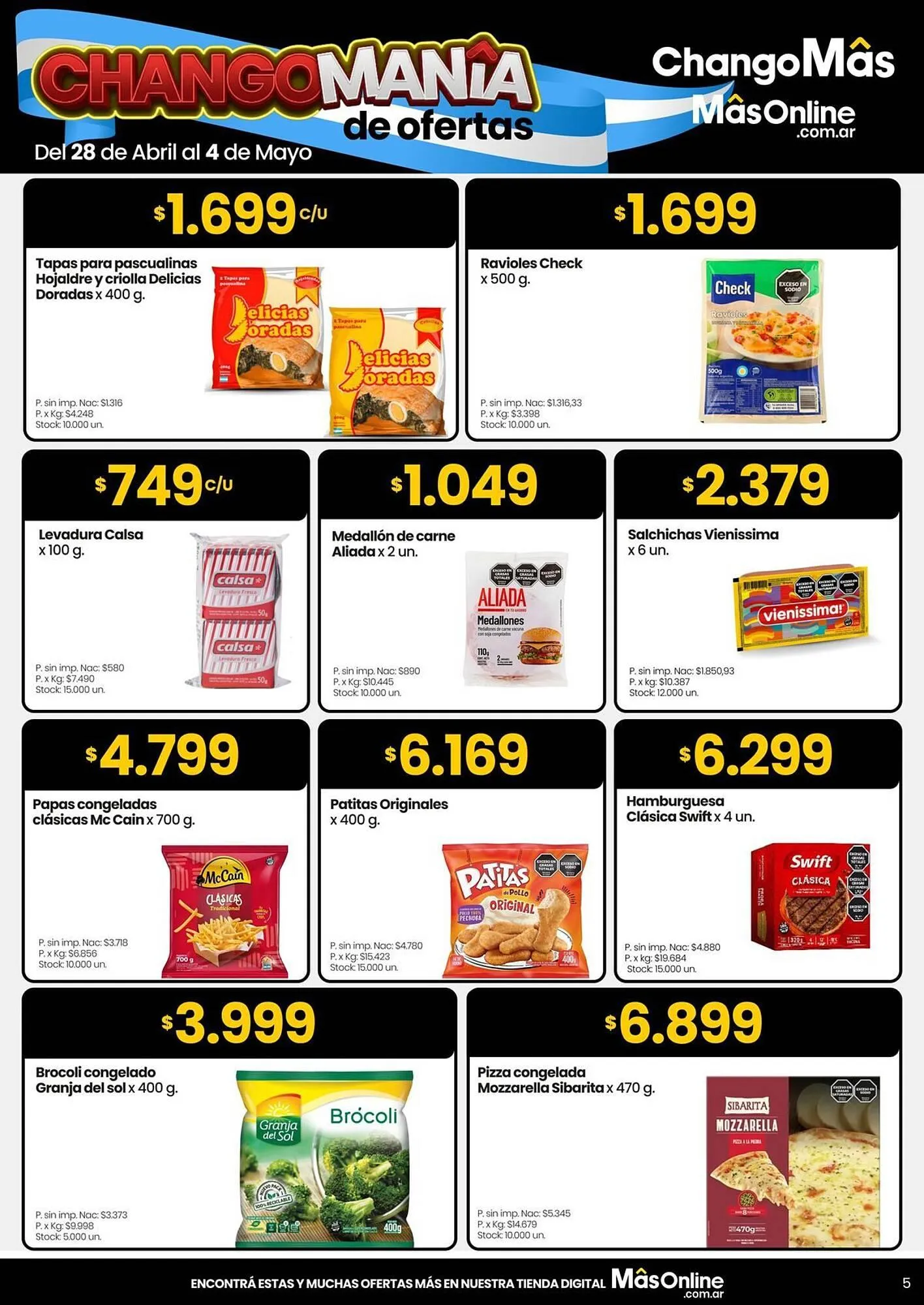 Ofertas de Catálogo Changomas 28 de abril al 4 de mayo 2026 - Página 5 del catálogo