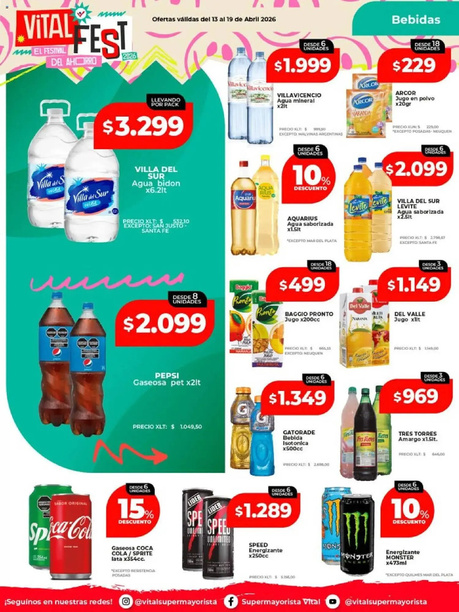Ofertas de Catálogo Supermayorista Vital 13 de abril al 19 de abril 2026 - Página 25 del catálogo