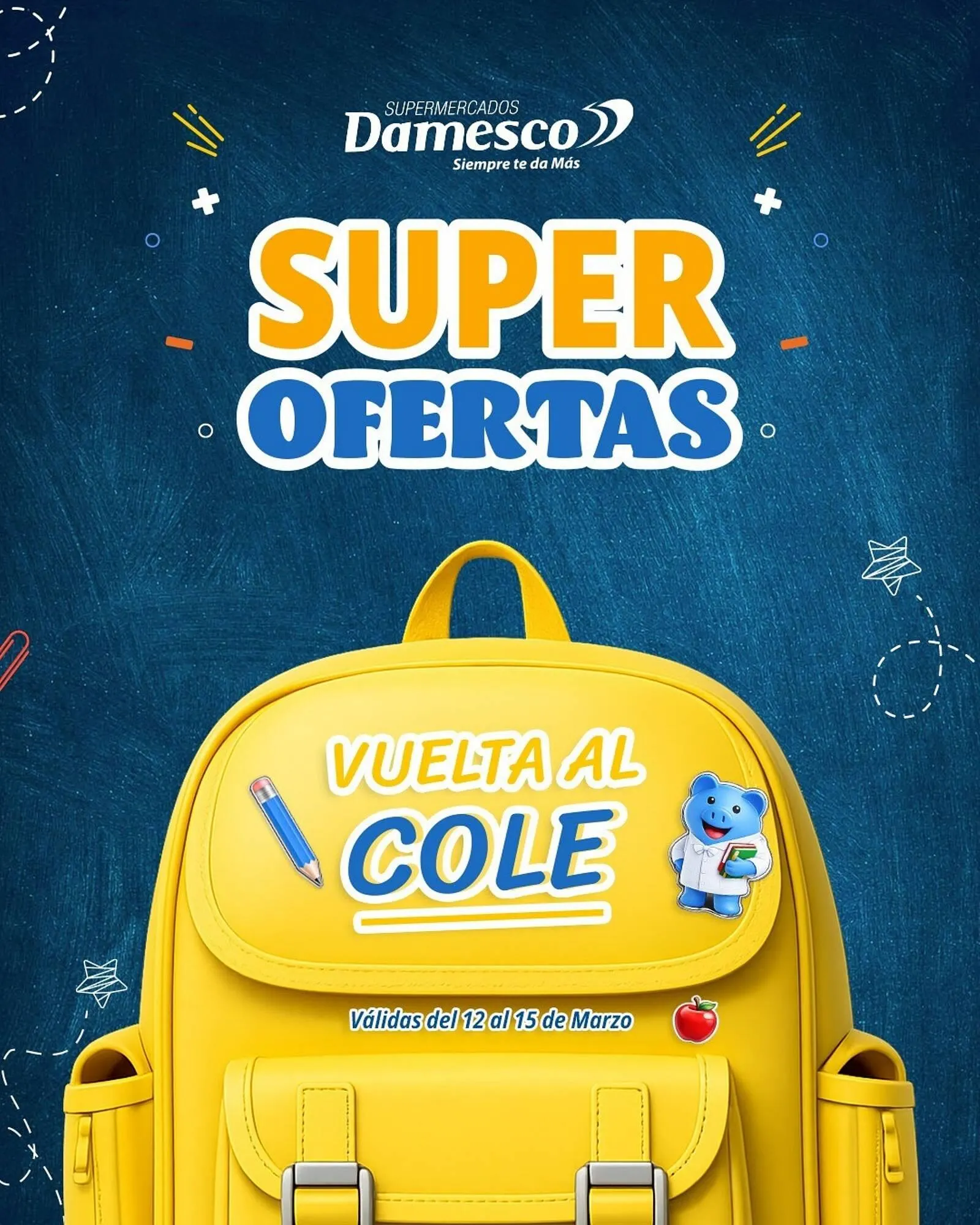 Ofertas de Catálogo Supermercados Damesco 12 de marzo al 15 de marzo 2026 - Página 1 del catálogo