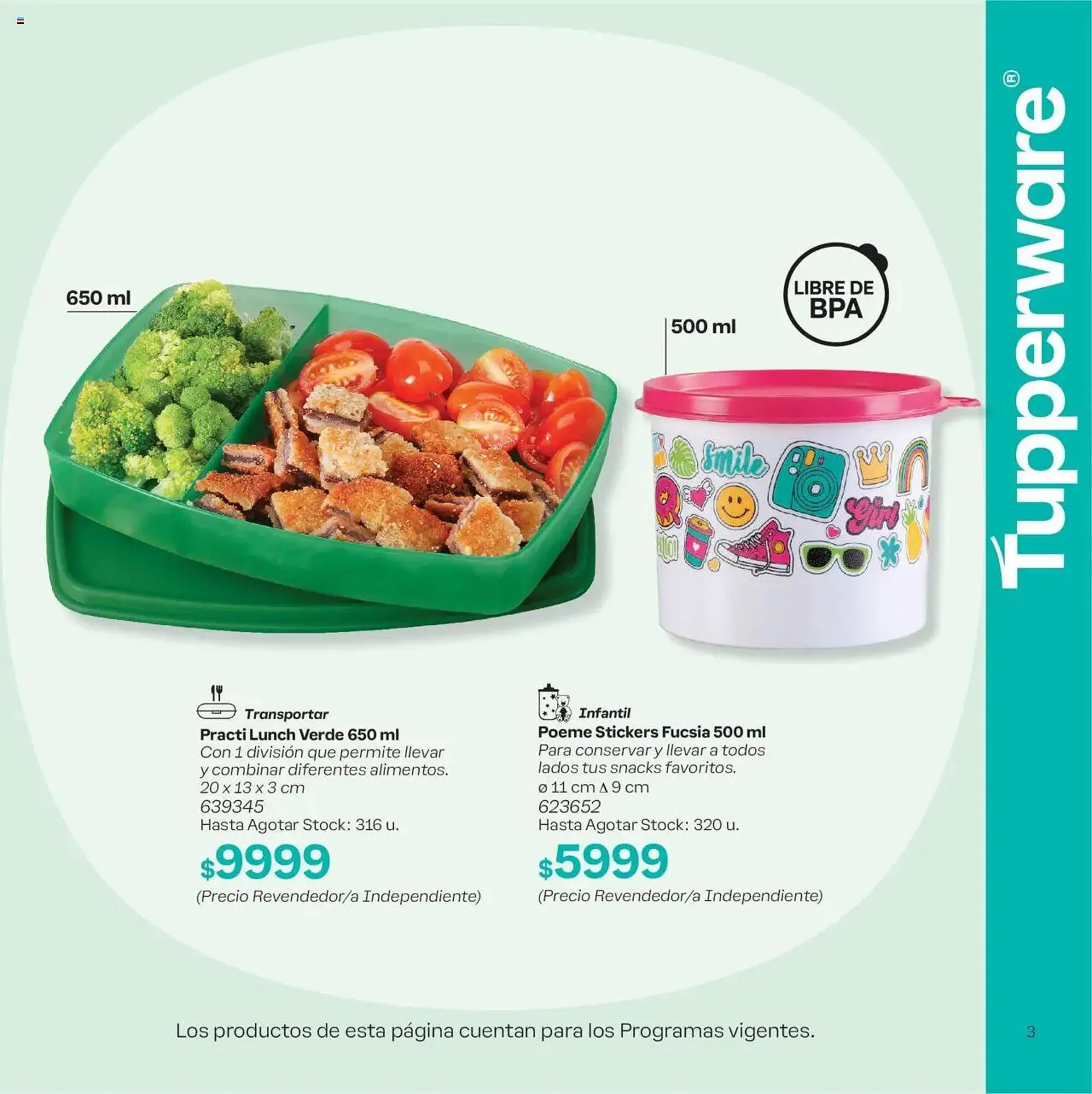 Ofertas de Folleto Tupperware 30 de septiembre al 7 de octubre 2025 - Página 3 del catálogo