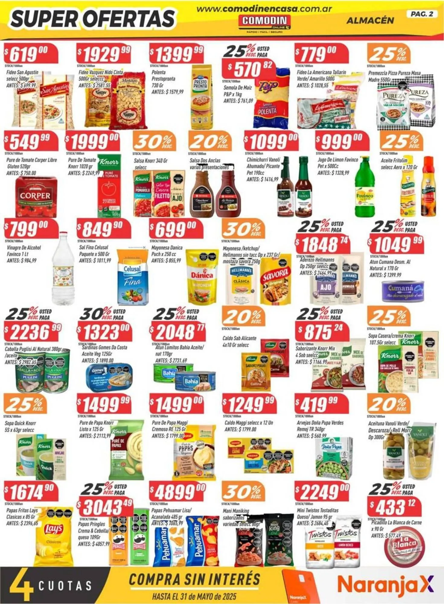 Ofertas de Catálogo Supermercados Comodin 23 de mayo al 25 de mayo 2025 - Página 2 del catálogo
