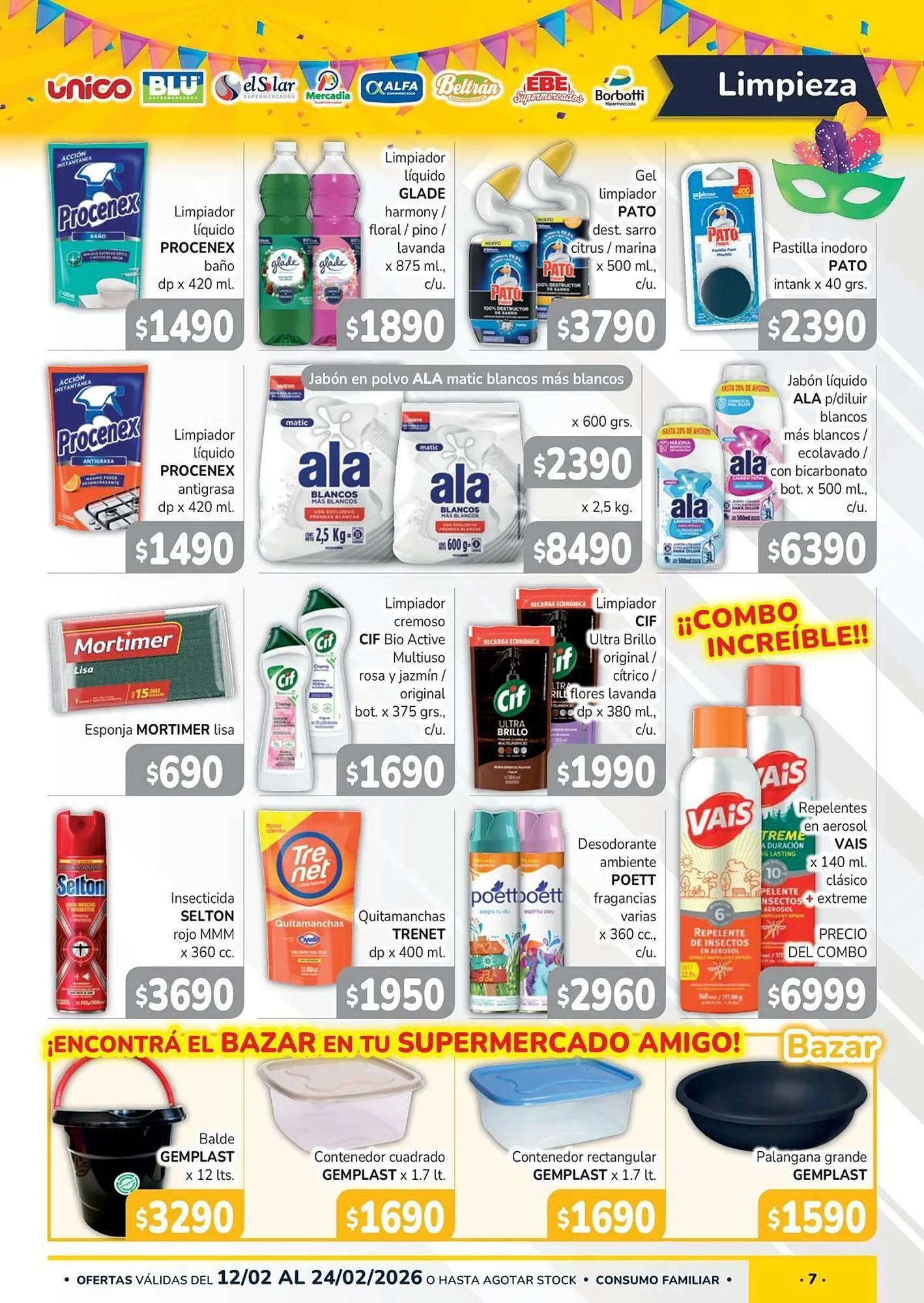 Ofertas de Catálogo Unico Supermercados 16 de febrero al 24 de febrero 2026 - Página 7 del catálogo