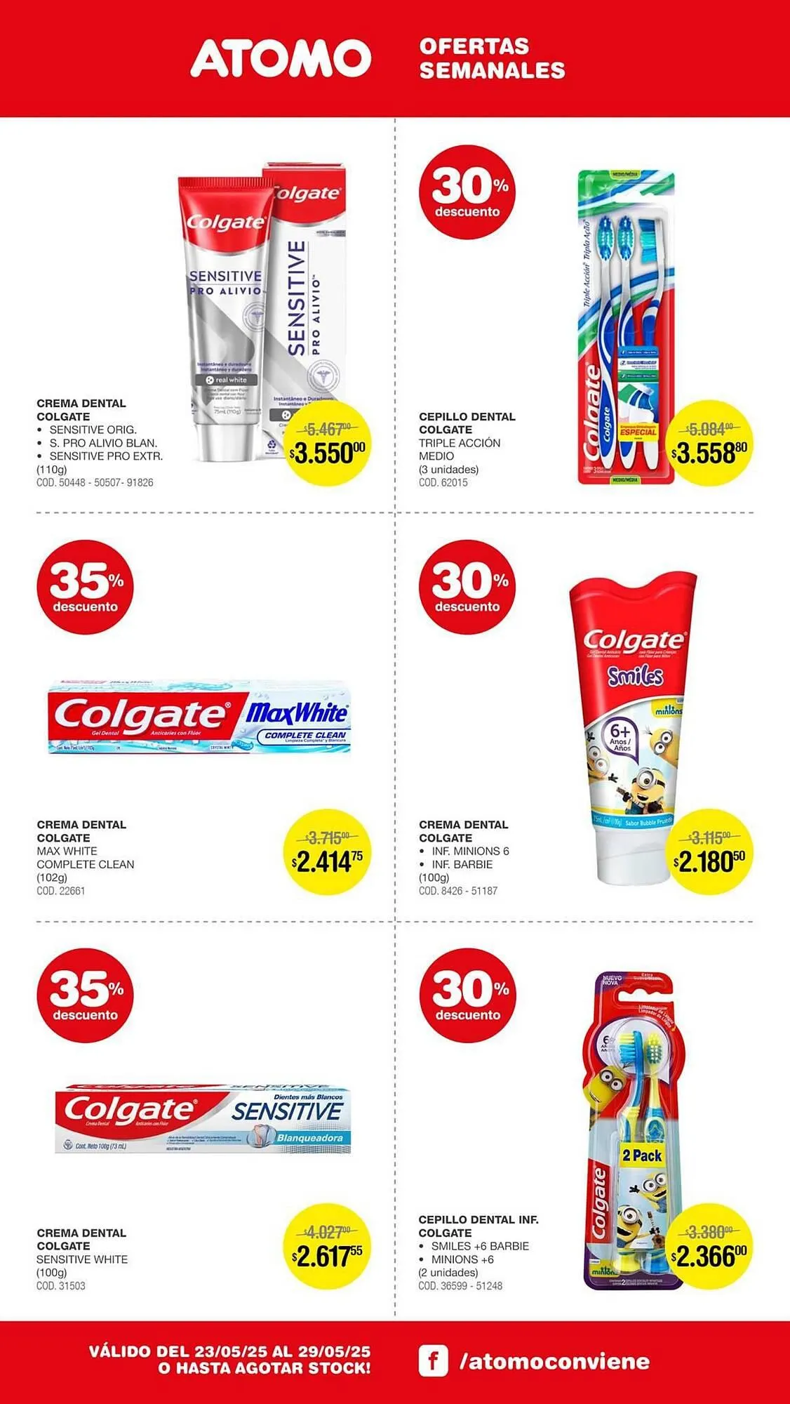 Ofertas de Catálogo Atomo Conviene 23 de mayo al 29 de mayo 2025 - Página 1 del catálogo