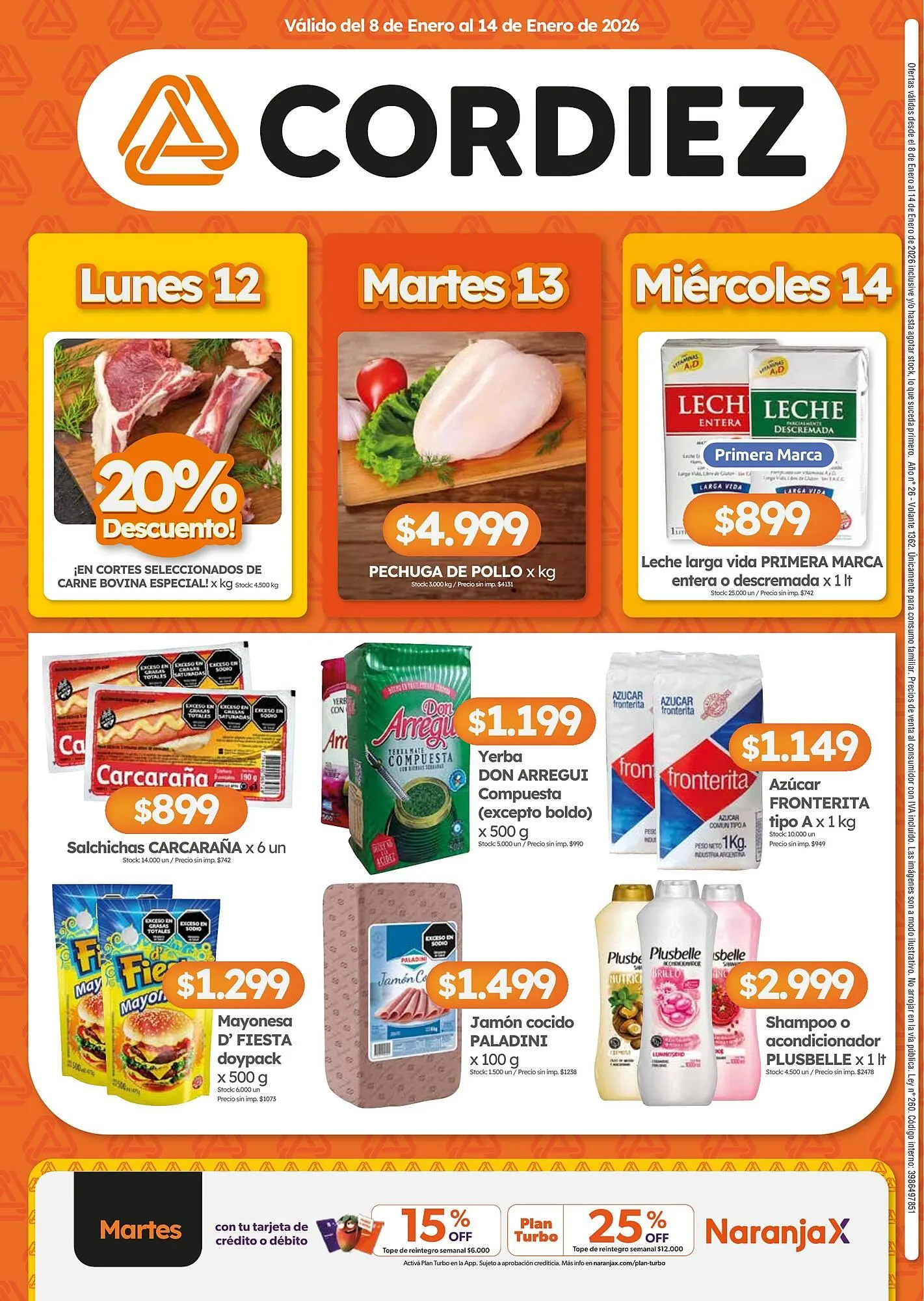 Ofertas de Folleto Cordiez 8 de enero al 14 de enero 2026 - Página 12 del catálogo