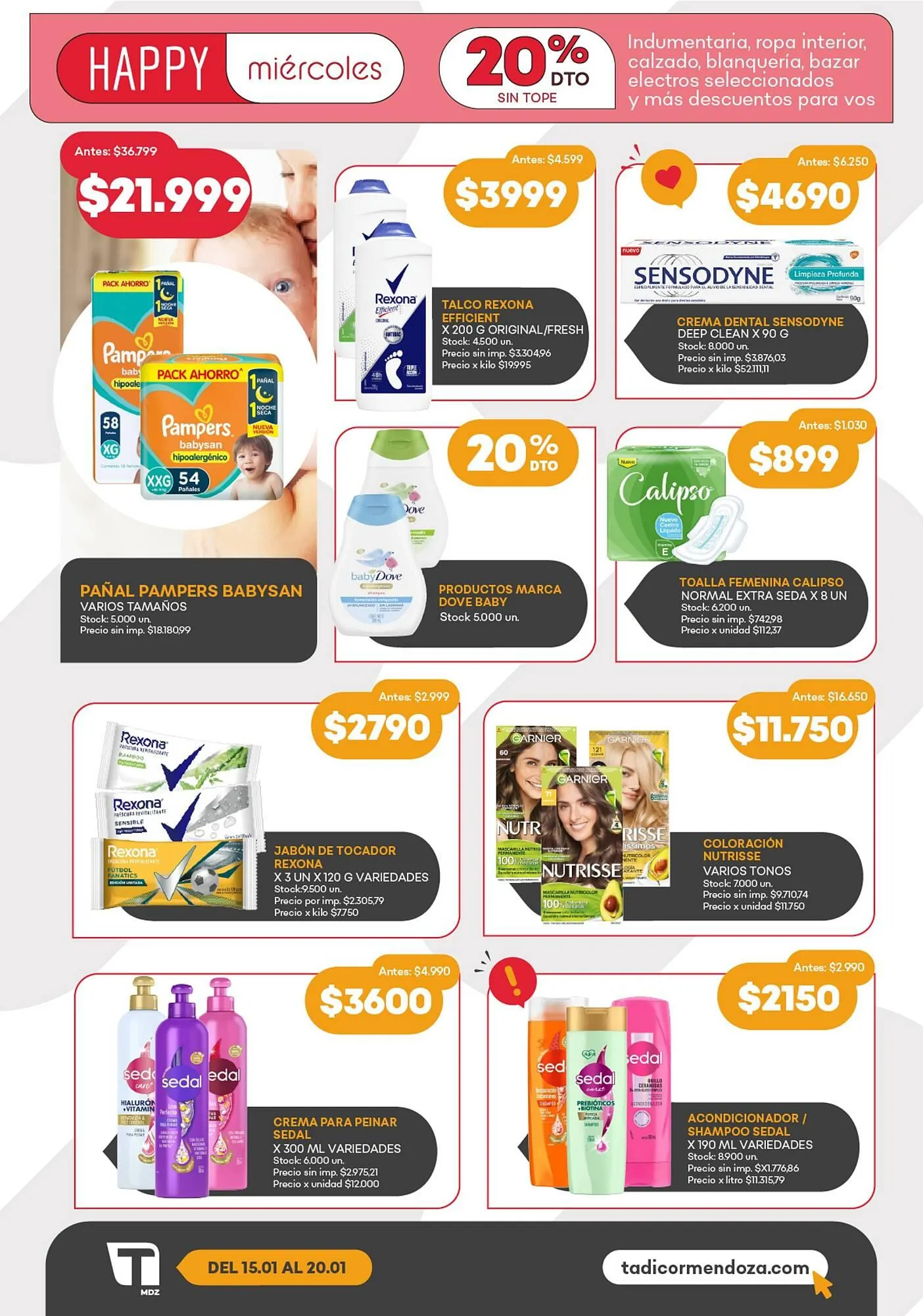 Ofertas de Catálogo Supermercados Tadicor 15 de enero al 20 de enero 2026 - Página 6 del catálogo