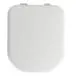 Tapa y asiento para inodoro rectangular de MDF blanco