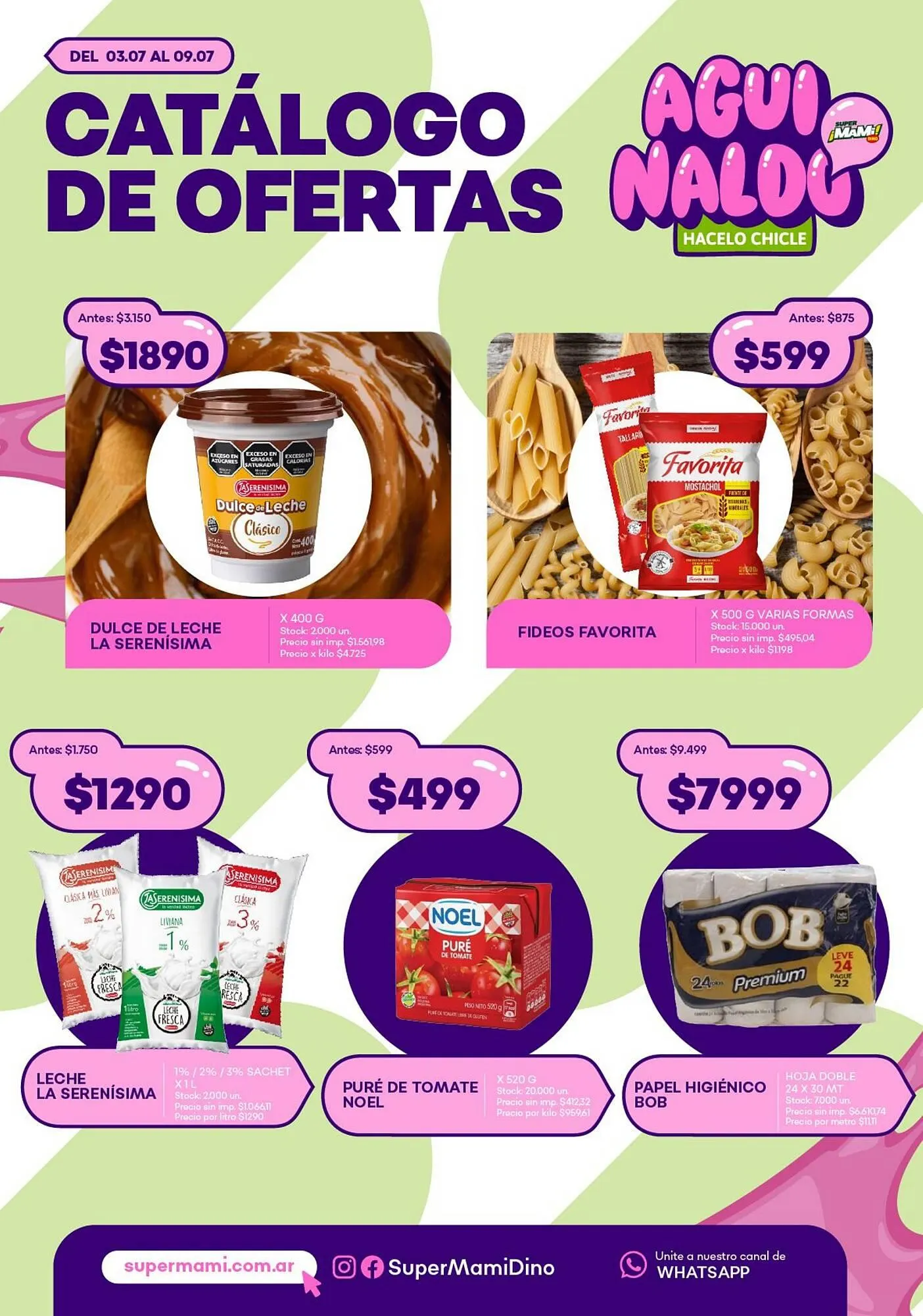 Ofertas de Catálogo Super MAMI 3 de julio al 11 de julio 2025 - Página 1 del catálogo