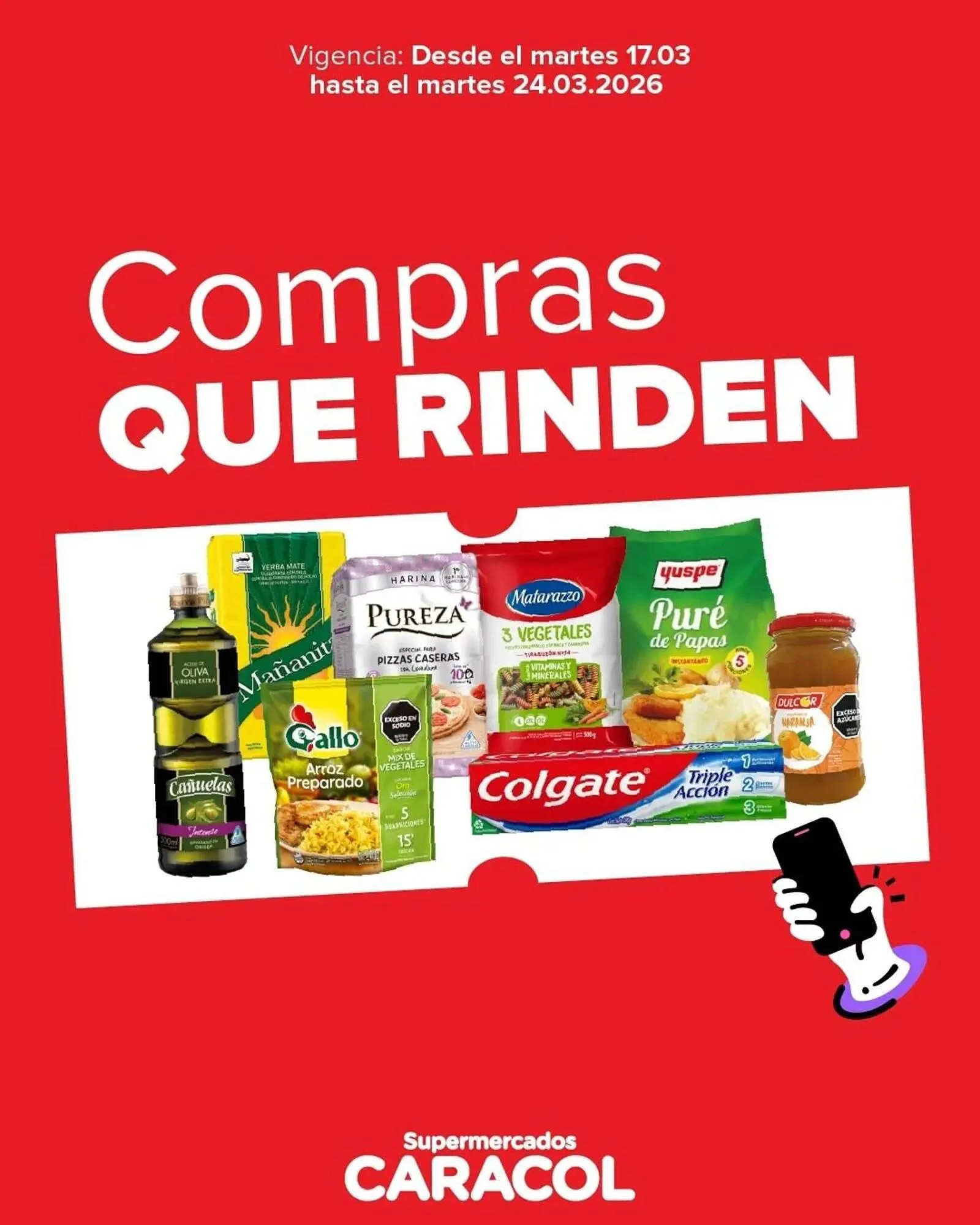 Ofertas de Catálogo Supermercados Caracol 20 de marzo al 24 de marzo 2026 - Página 1 del catálogo